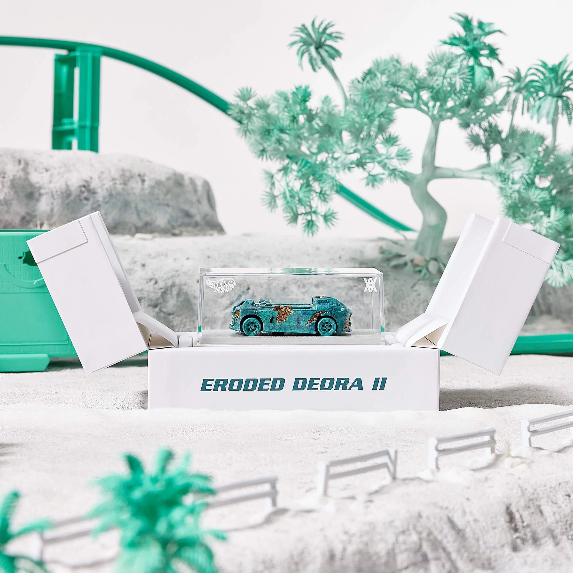 Mattel Creations Hot Wheels x Daniel Arsham Eroded Deora II
