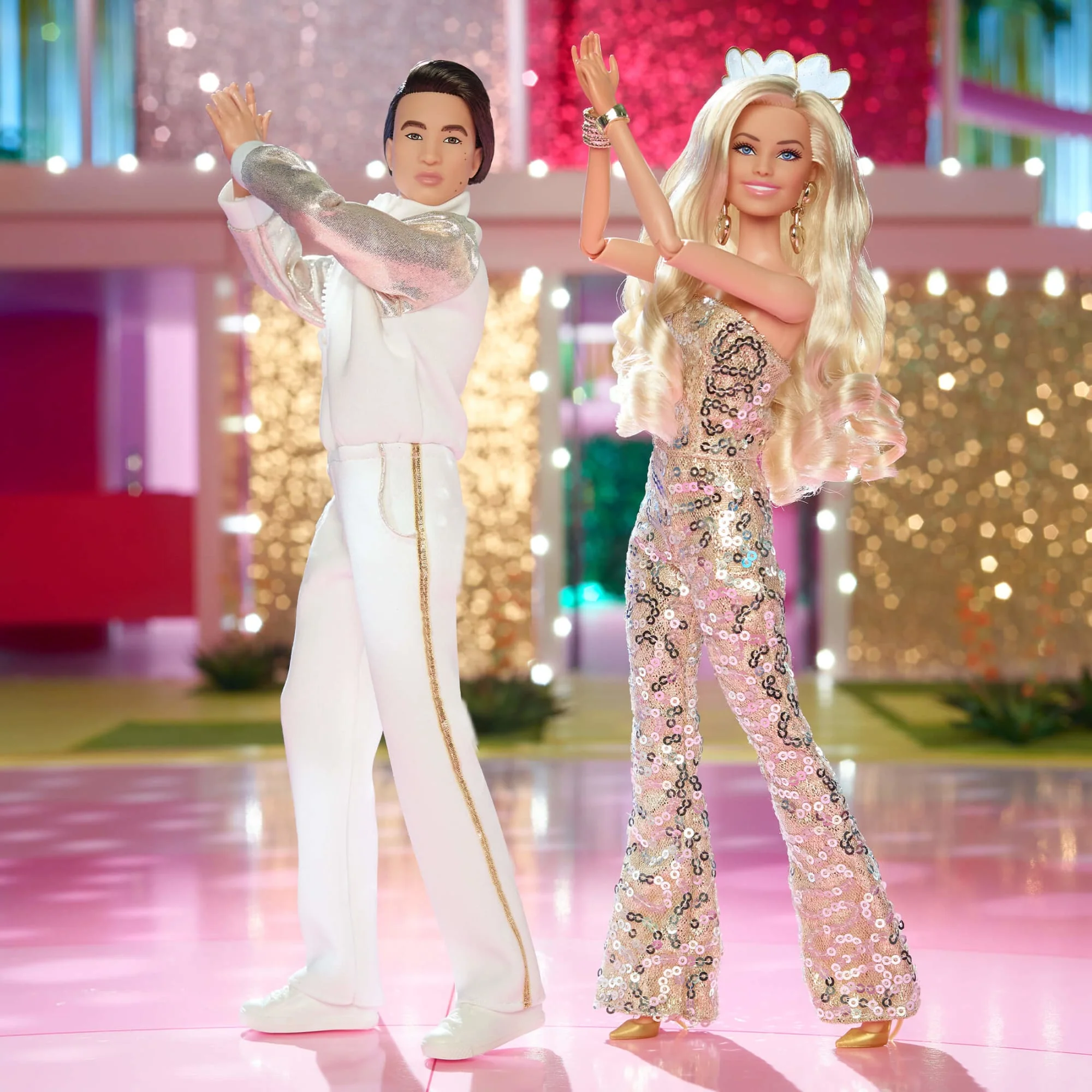 Mattel Creations Barbie in Gold Disco Jumpsuit – Barbie The Movie | Mattel Creations