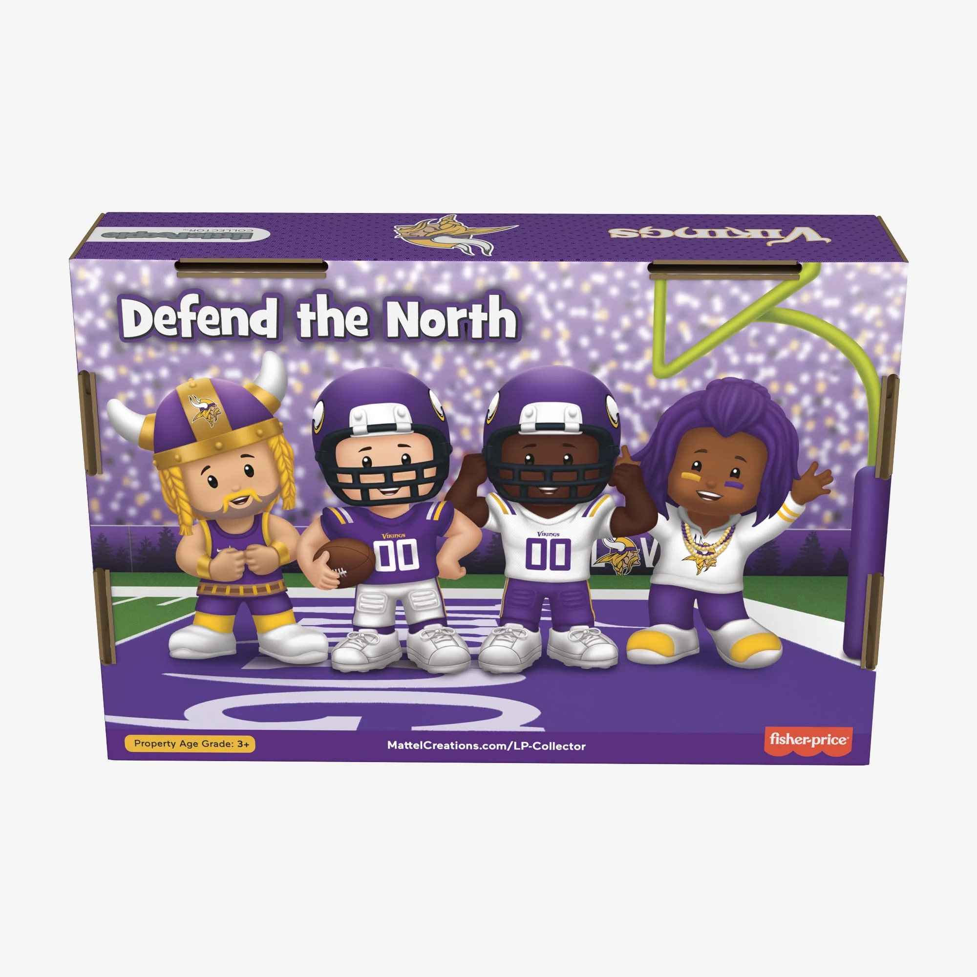 Mattel Creations Little People Collector x NFL Minnesota Vikings Set