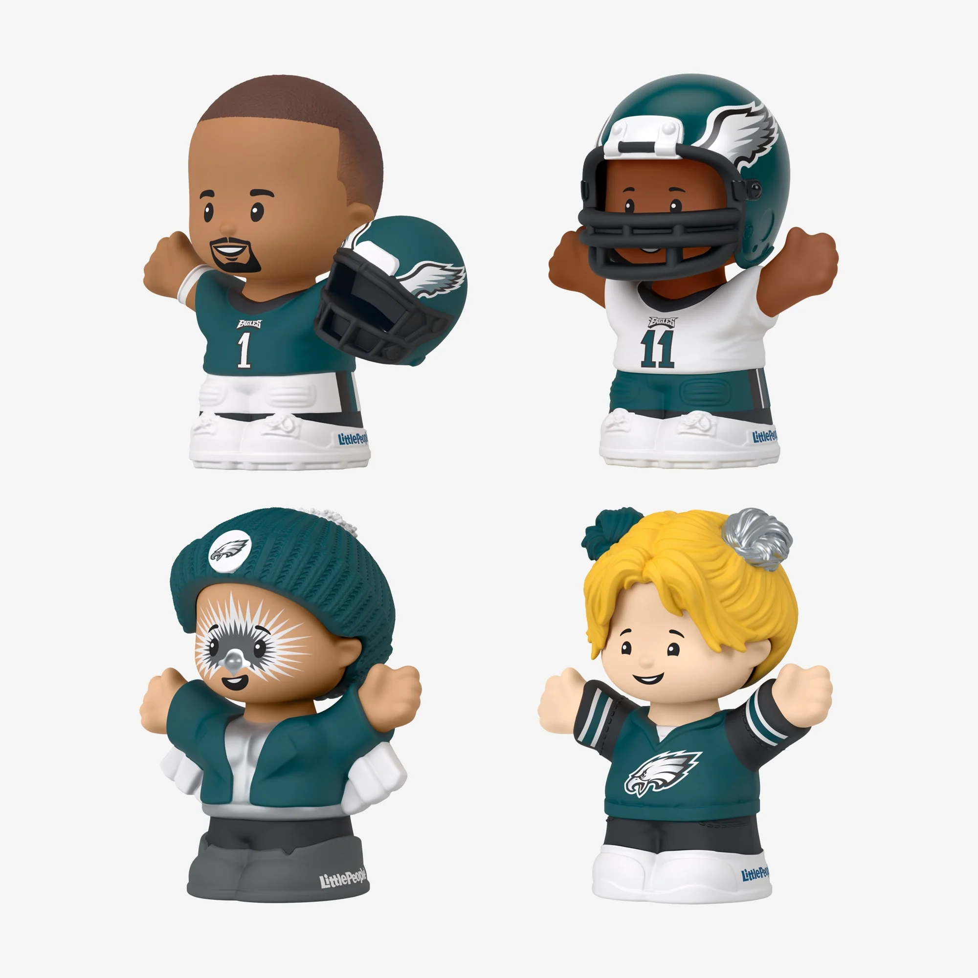 Mattel Creations Little People Collector x NFL Philadelphia Eagles Set