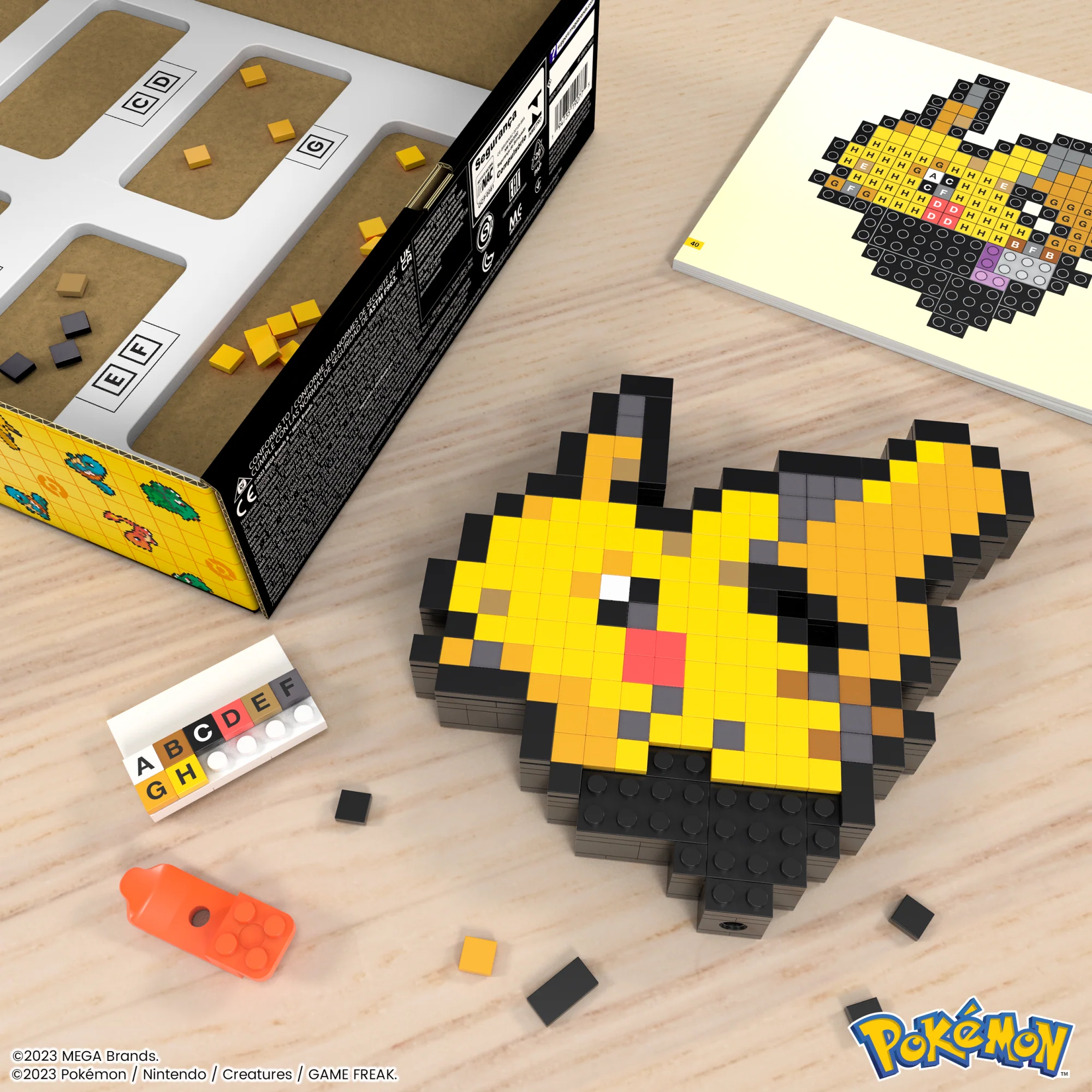 Mattel Creations Pokémon Pikachu Building Set by MEGA