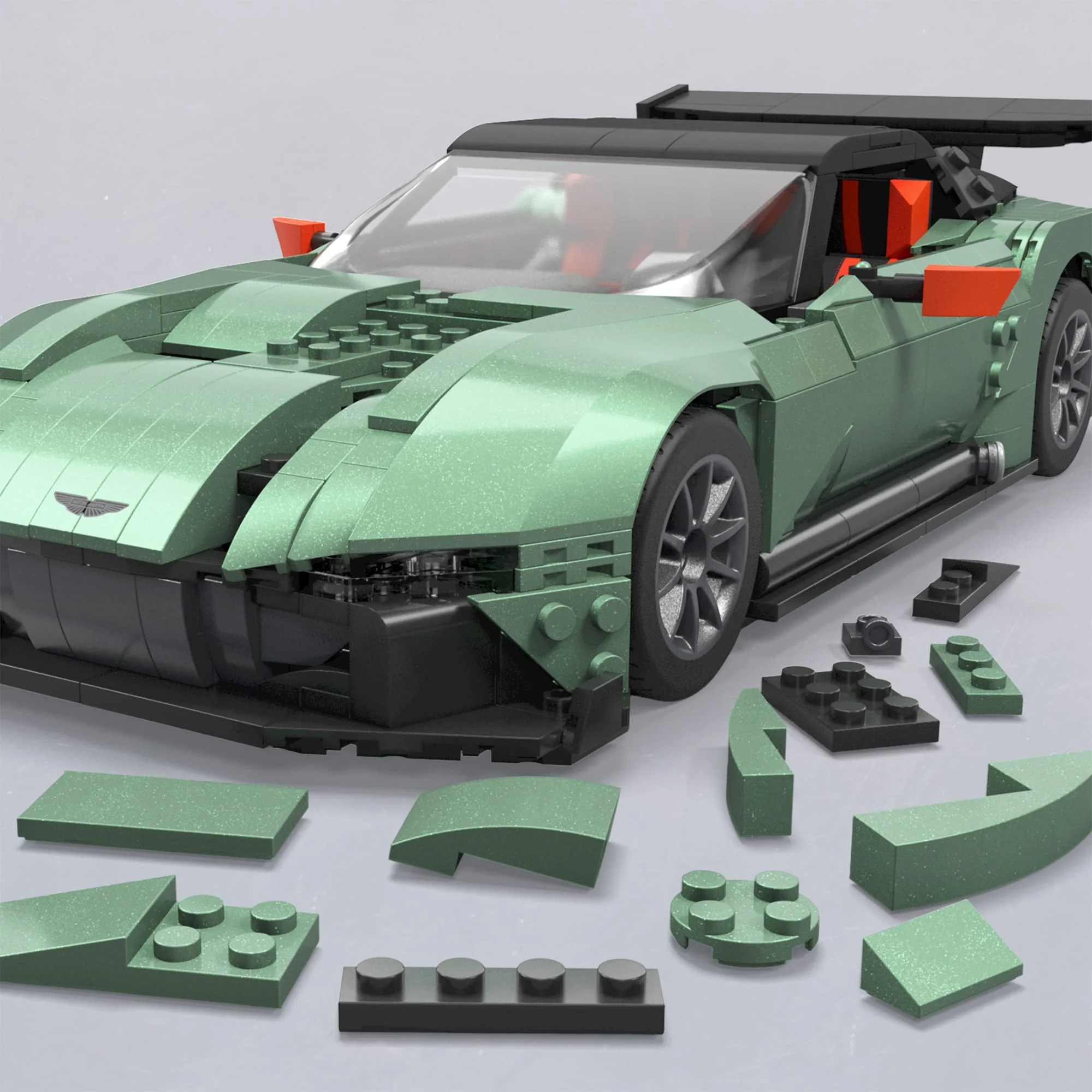 Mattel Creations MEGA Hot Wheels Aston Martin Vulcan Vehicle Building Kit (986 Pieces)