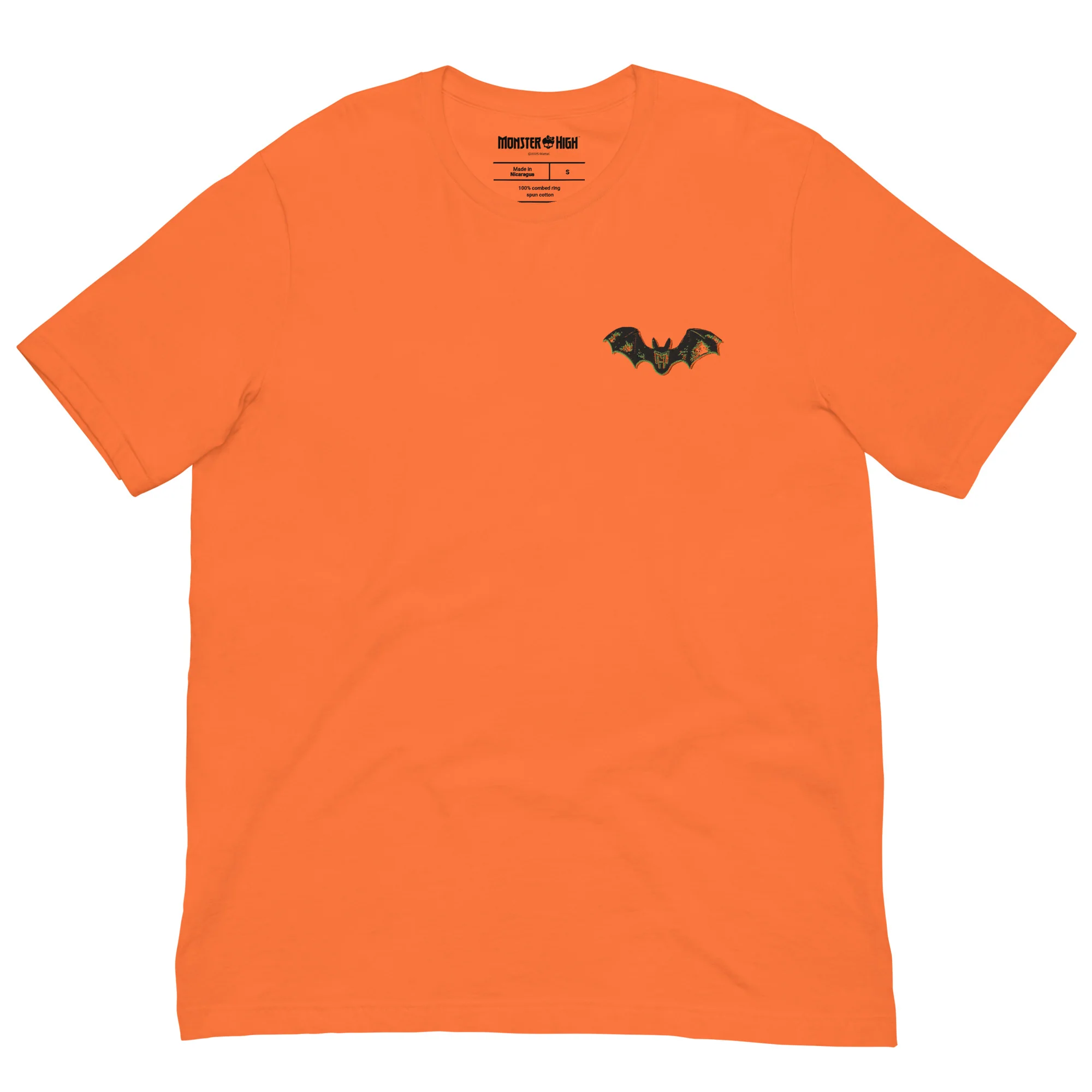 Mattel Creations Monster High Draculaura Embroidered Orange T-Shirt