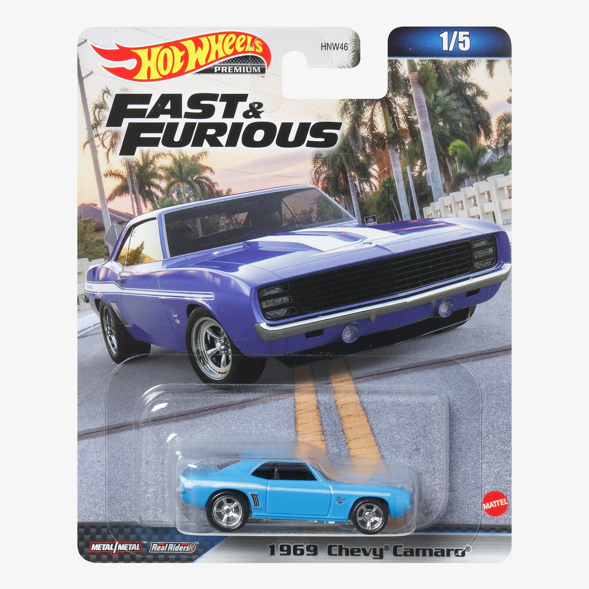 Mattel Creations Hot Wheels Fast & Furious Premium Series, 1969 Chevy Camaro