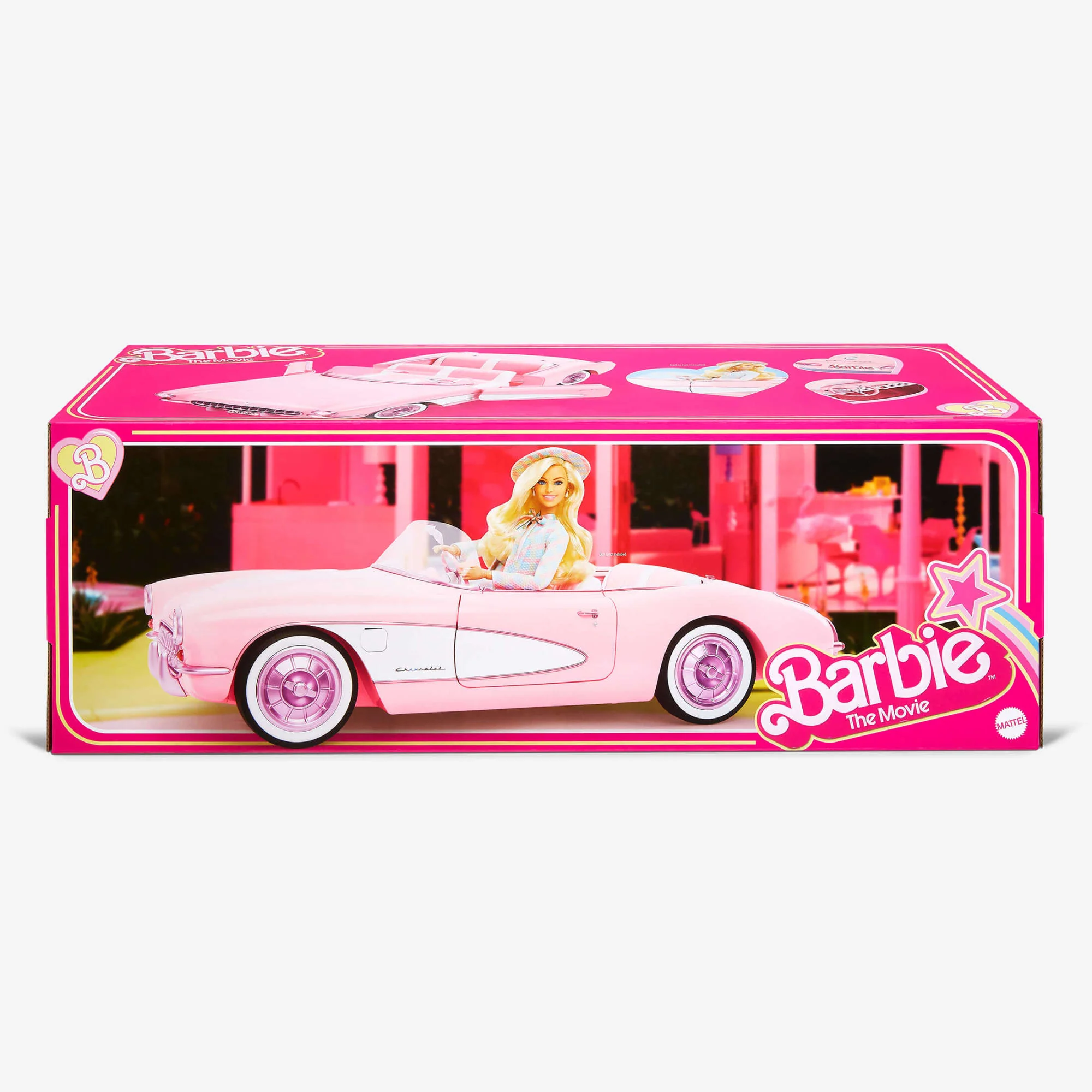 Mattel Creations Barbie The Movie Pink Corvette Convertible