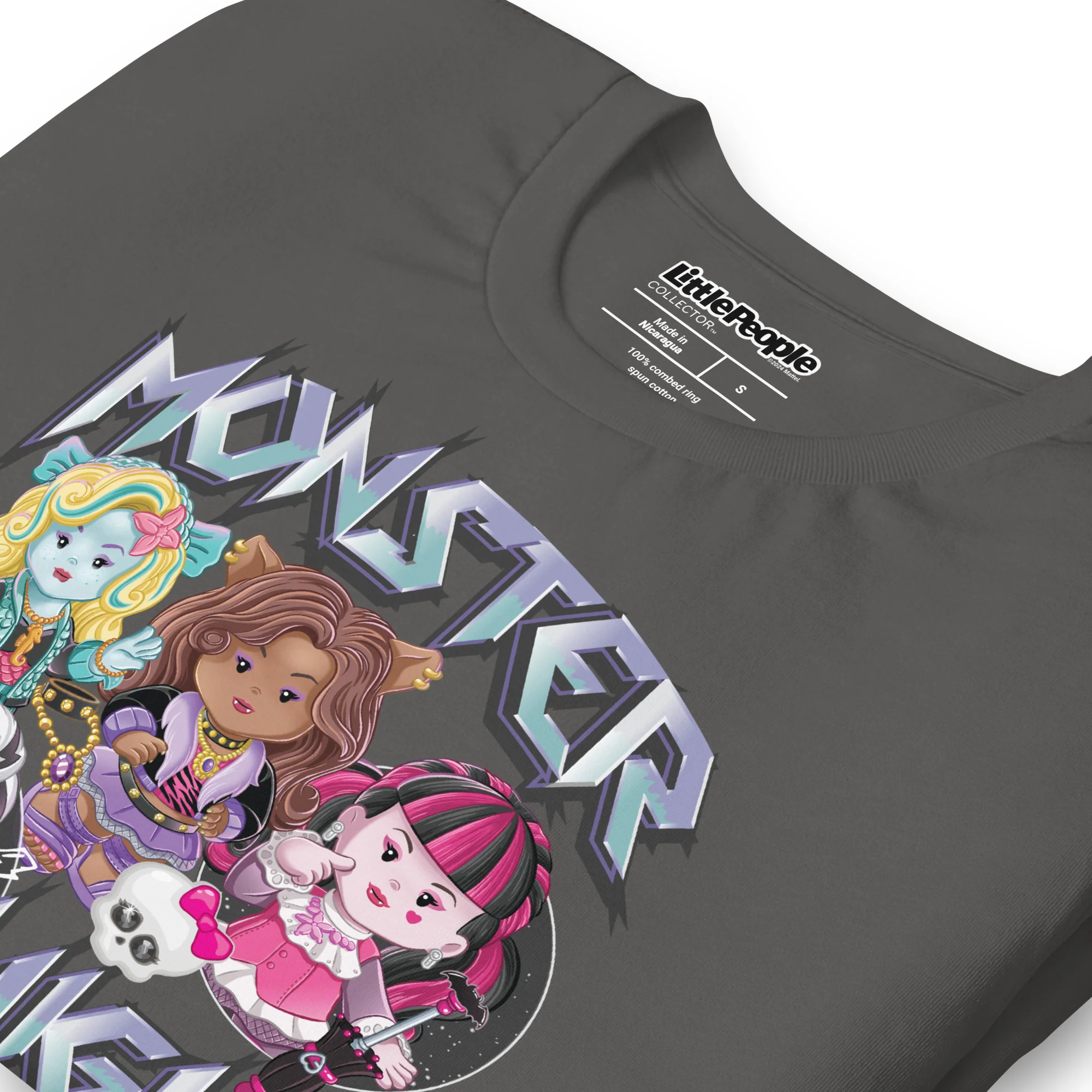 Mattel Creations Little People Collector Monster High Grey T-Shirt