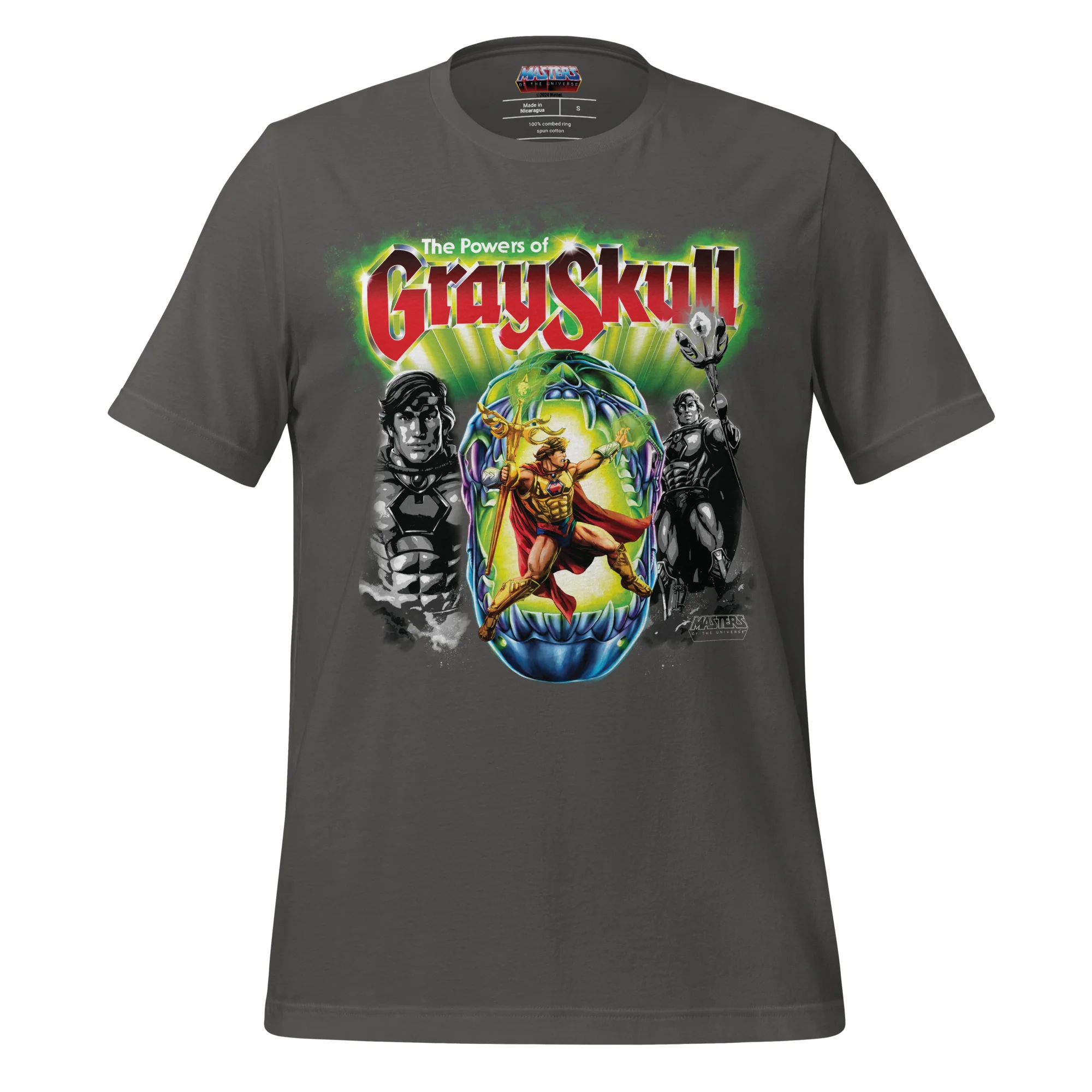 Mattel Creations Masters of the Universe He-Ro Grey T-Shirt