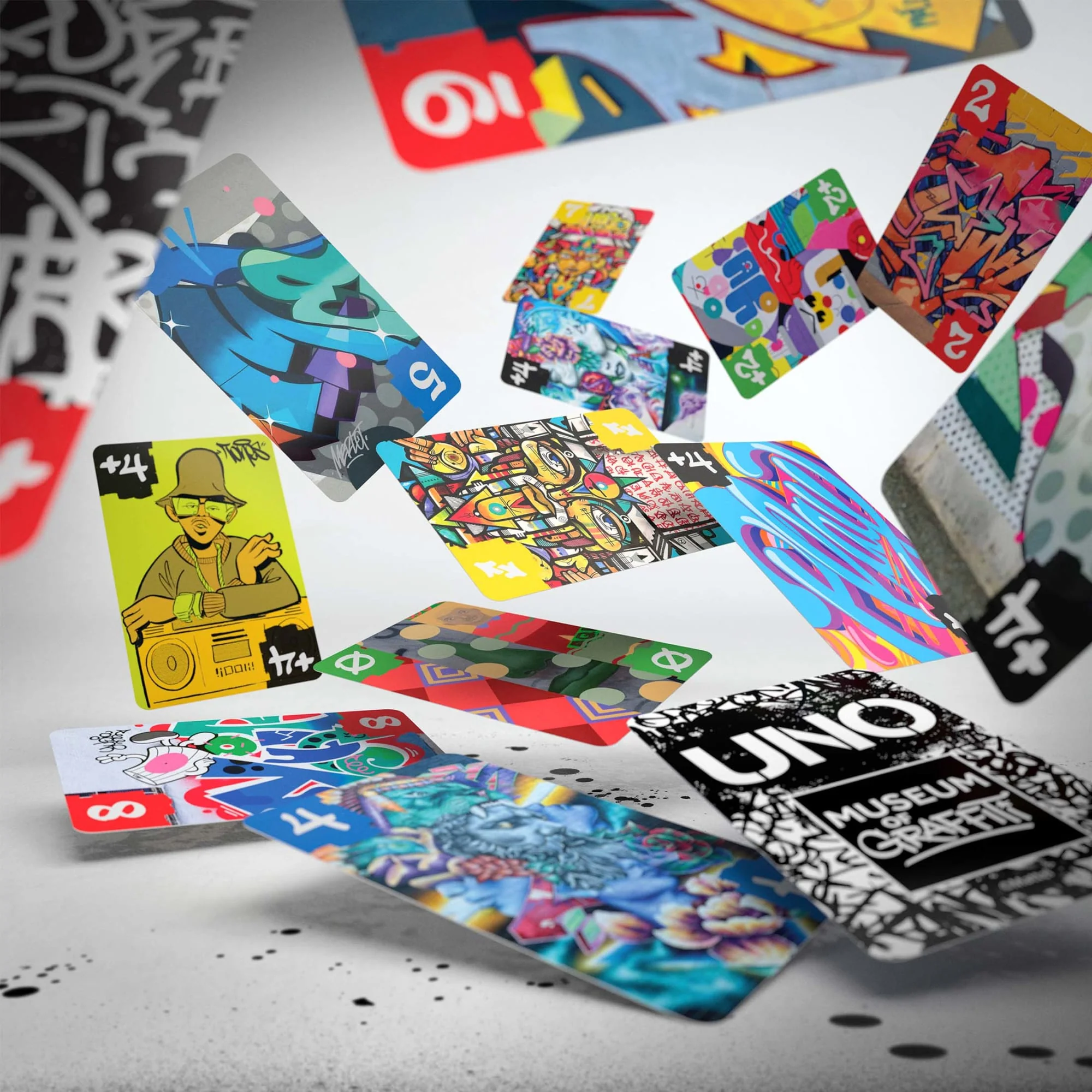 Mattel Creations Museum of Graffiti x UNO Card Deck