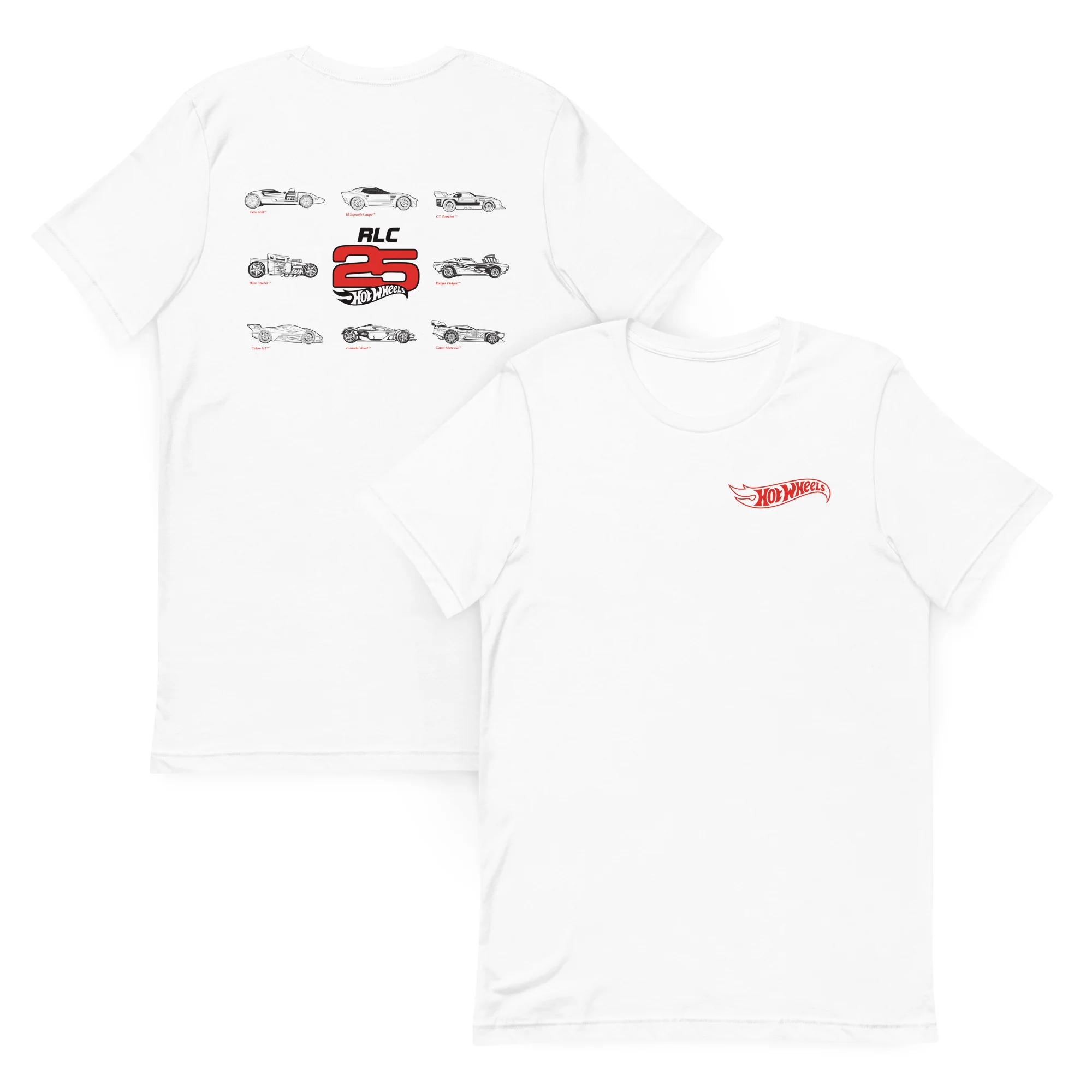 Mattel Creations Hot Wheels 2025 RLC Membership White T-Shirt