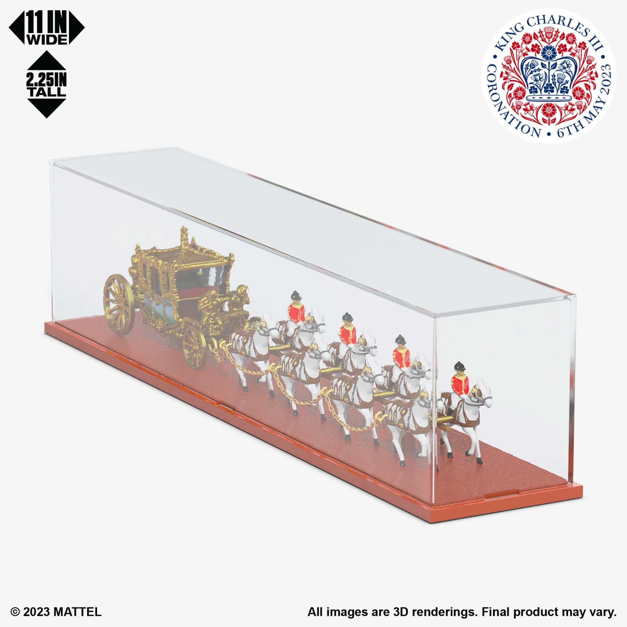 Mattel Creations Matchbox Collectors Coronation Gold State Coach