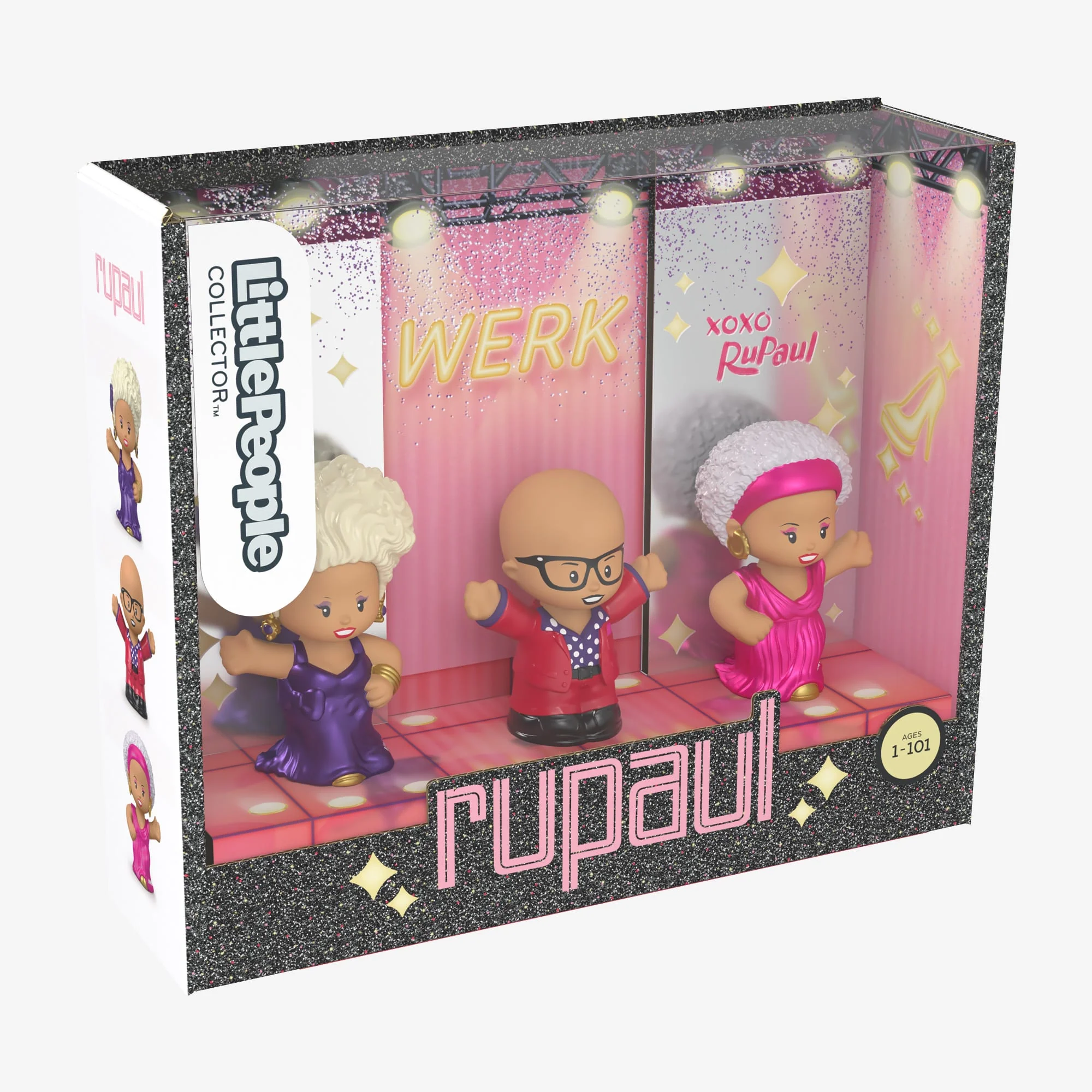 Mattel Creations Little People Collector Rupaul Special Edition Figure Set