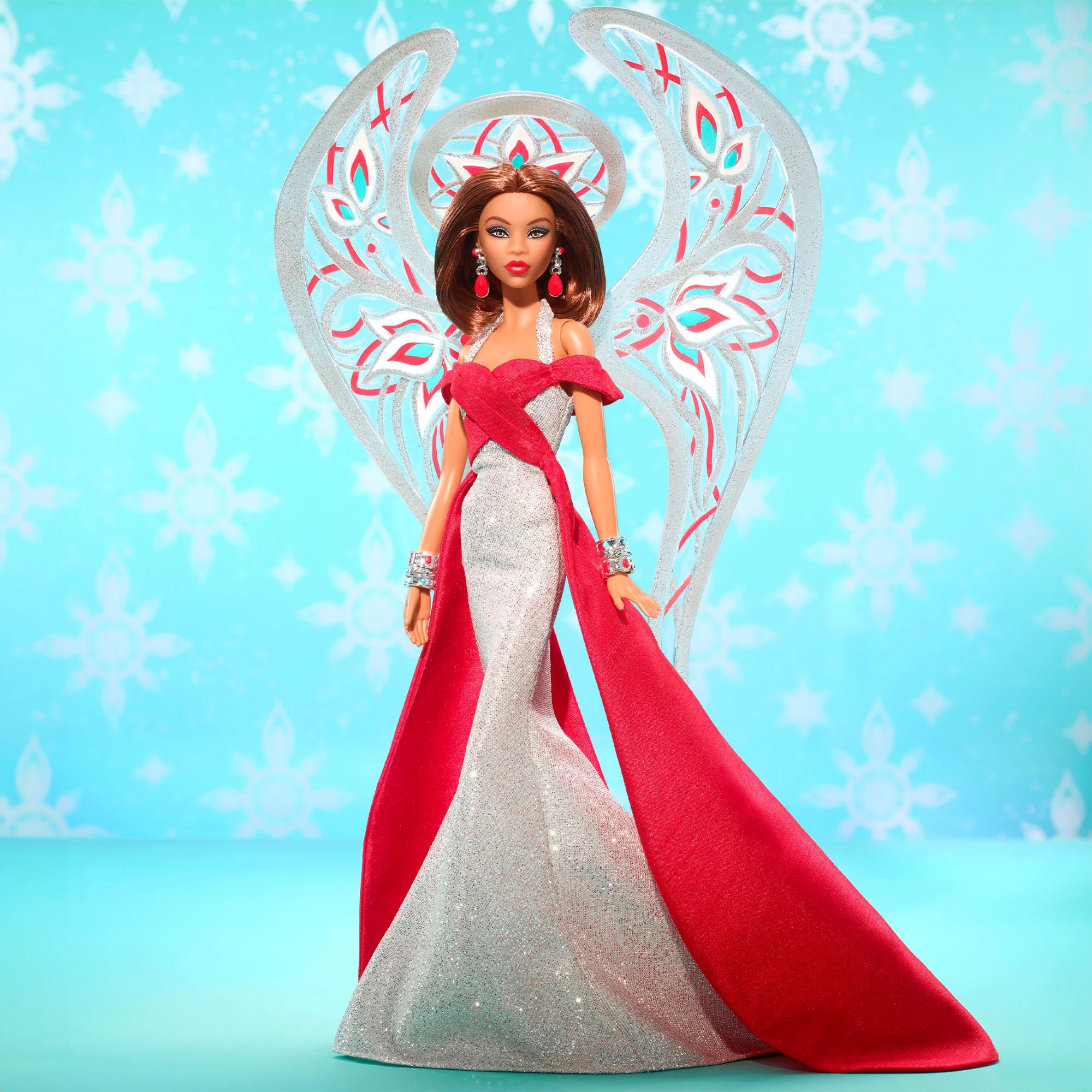 Mattel Creations Barbie x Bob Mackie 2023 Holiday Angel Doll
