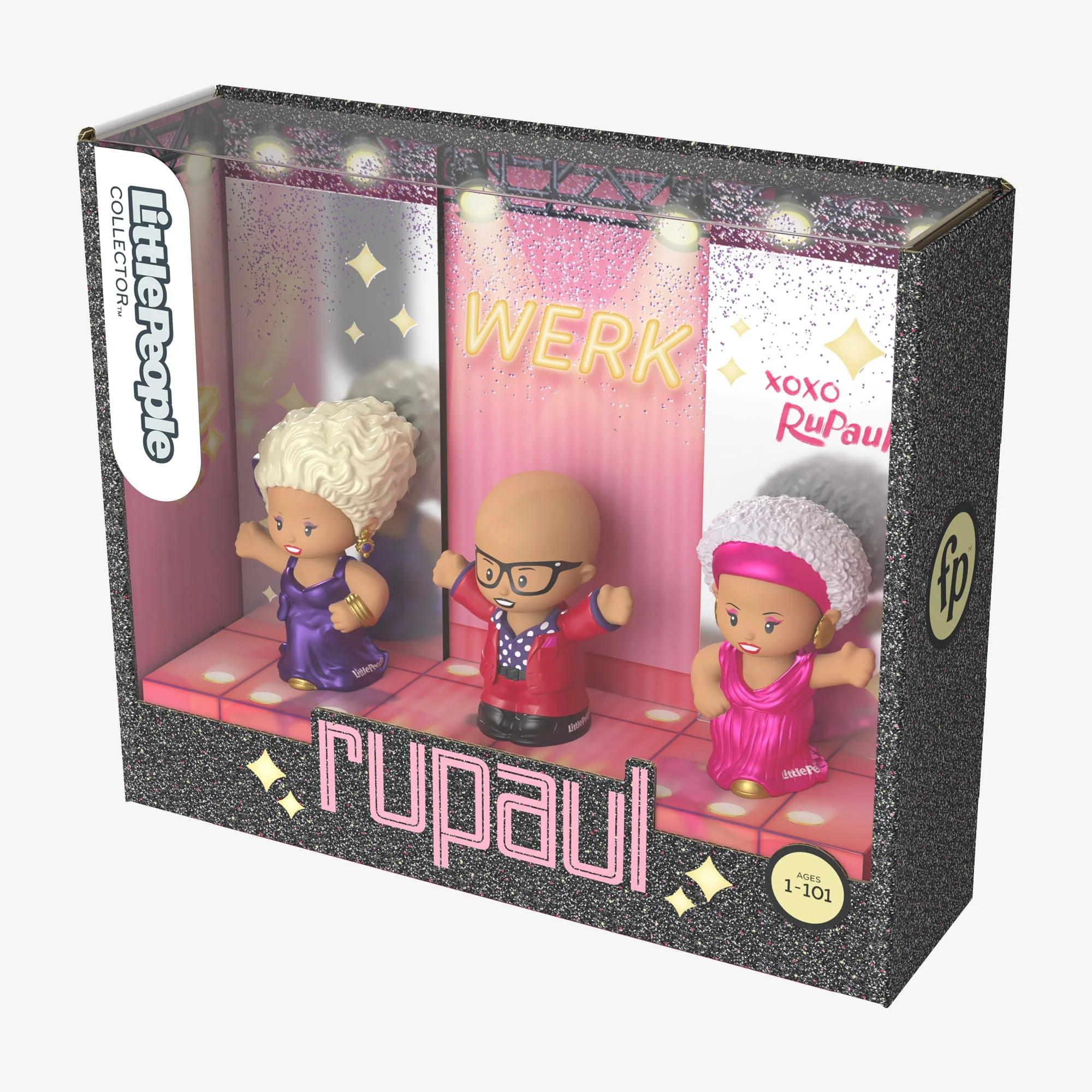 Mattel Creations Little People Collector Rupaul Special Edition Figure Set