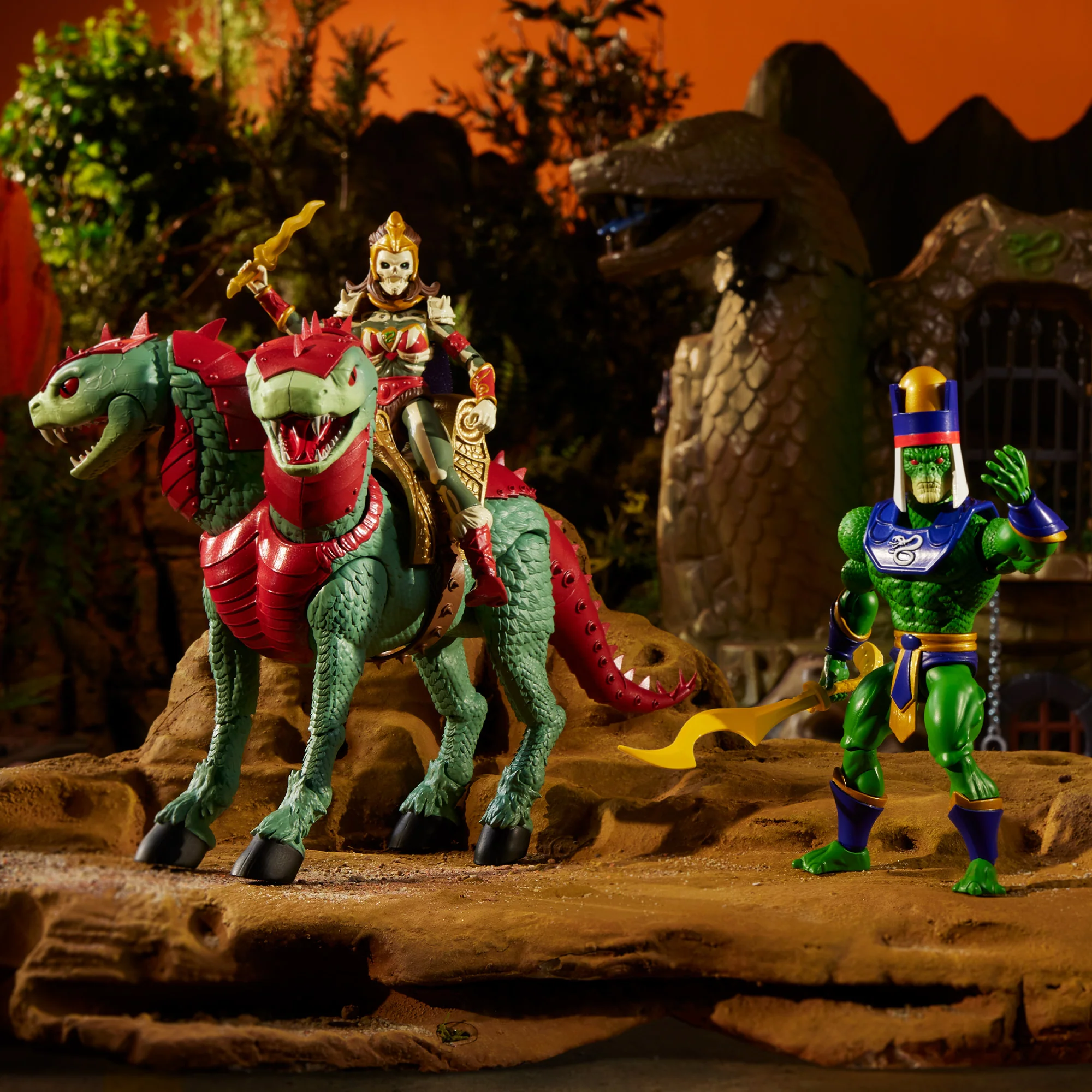 Mattel Creations Masters of the Universe Origins Snake Lair Playset Crowdfund