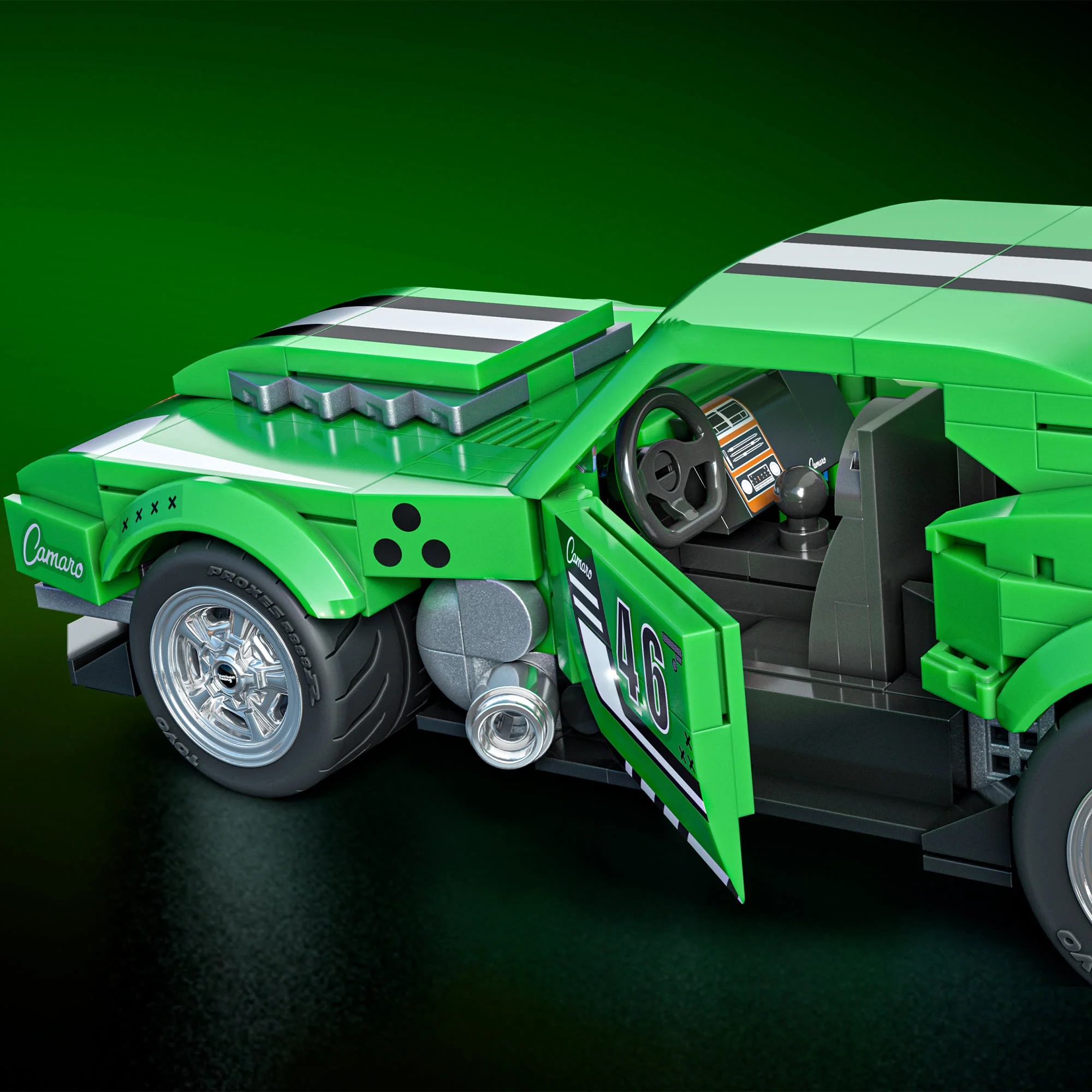 Mattel Creations Mattel Brick Shop Hot Wheels Custom '68 Camaro Building Set