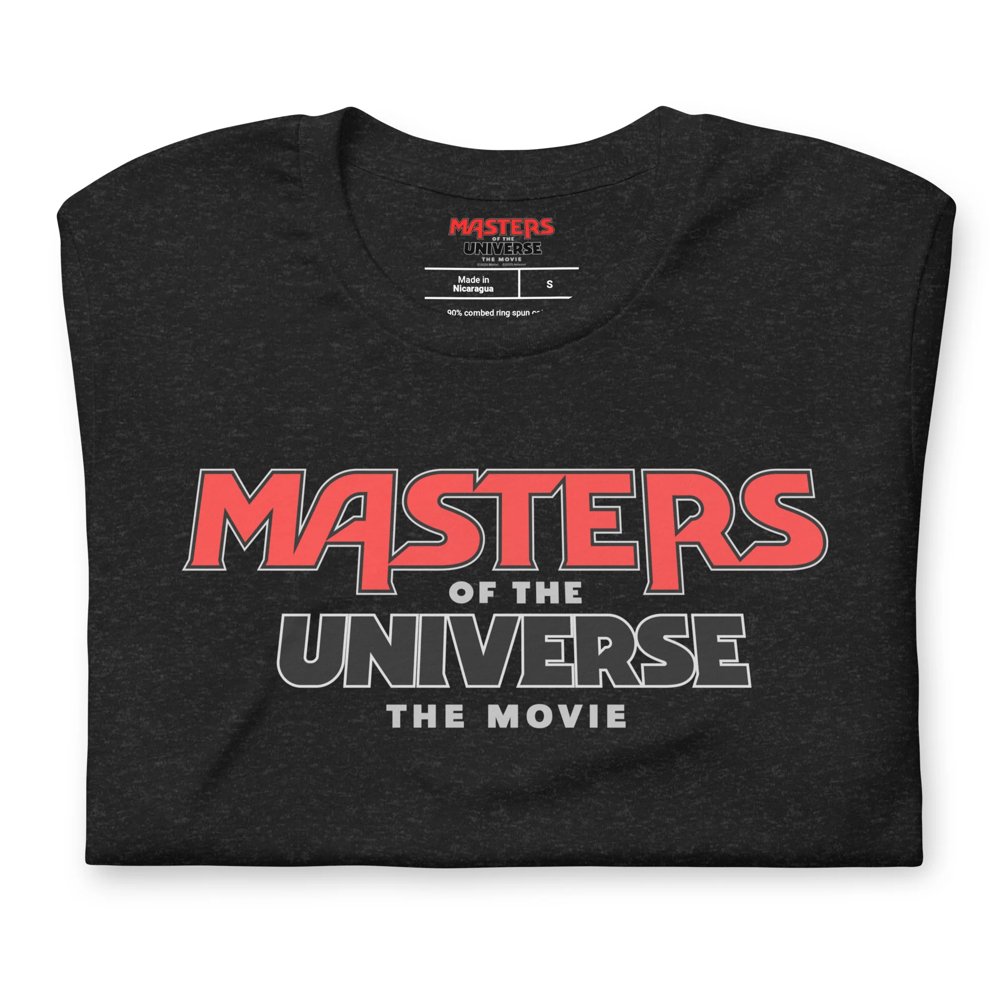 Mattel Creations Masters of the Universe The Movie Logo Black T-Shirt