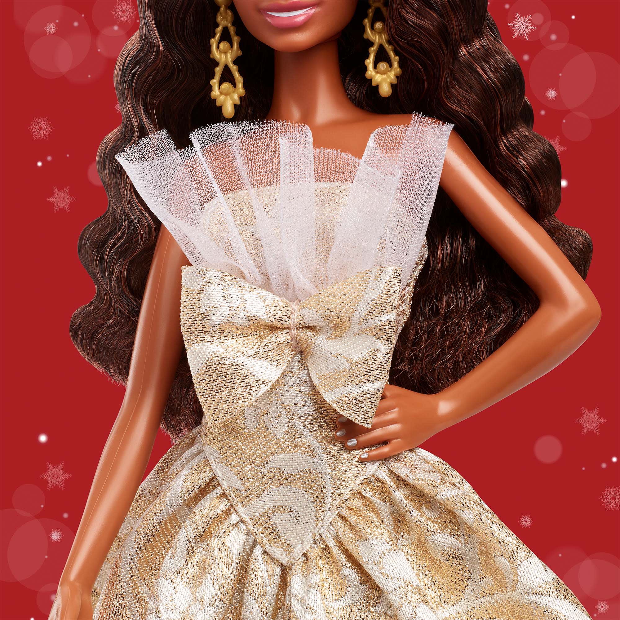 Mattel Creations 2025 Holiday Barbie Doll 4