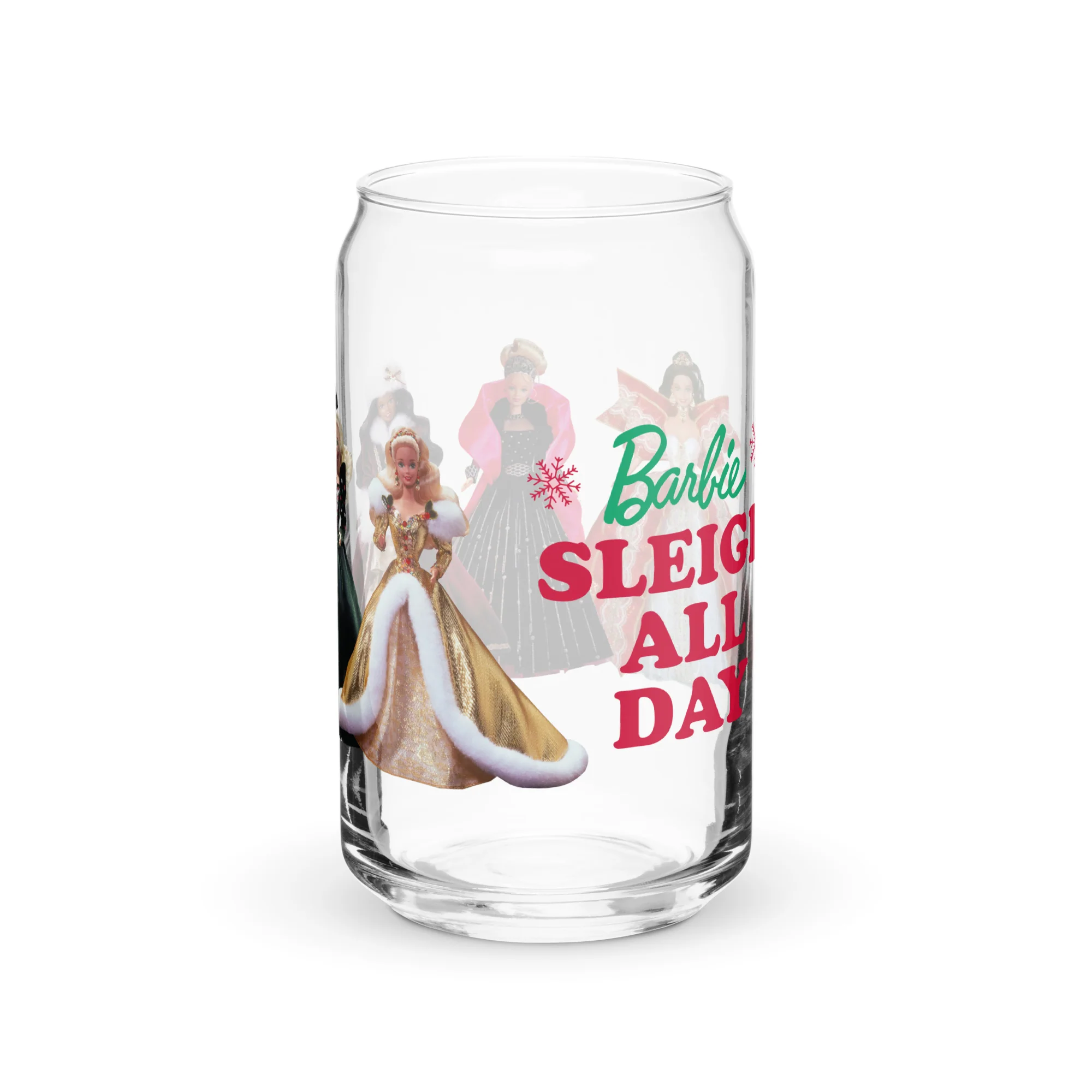 Mattel Creations Barbie Vintage Holiday Sleigh All Day Glass