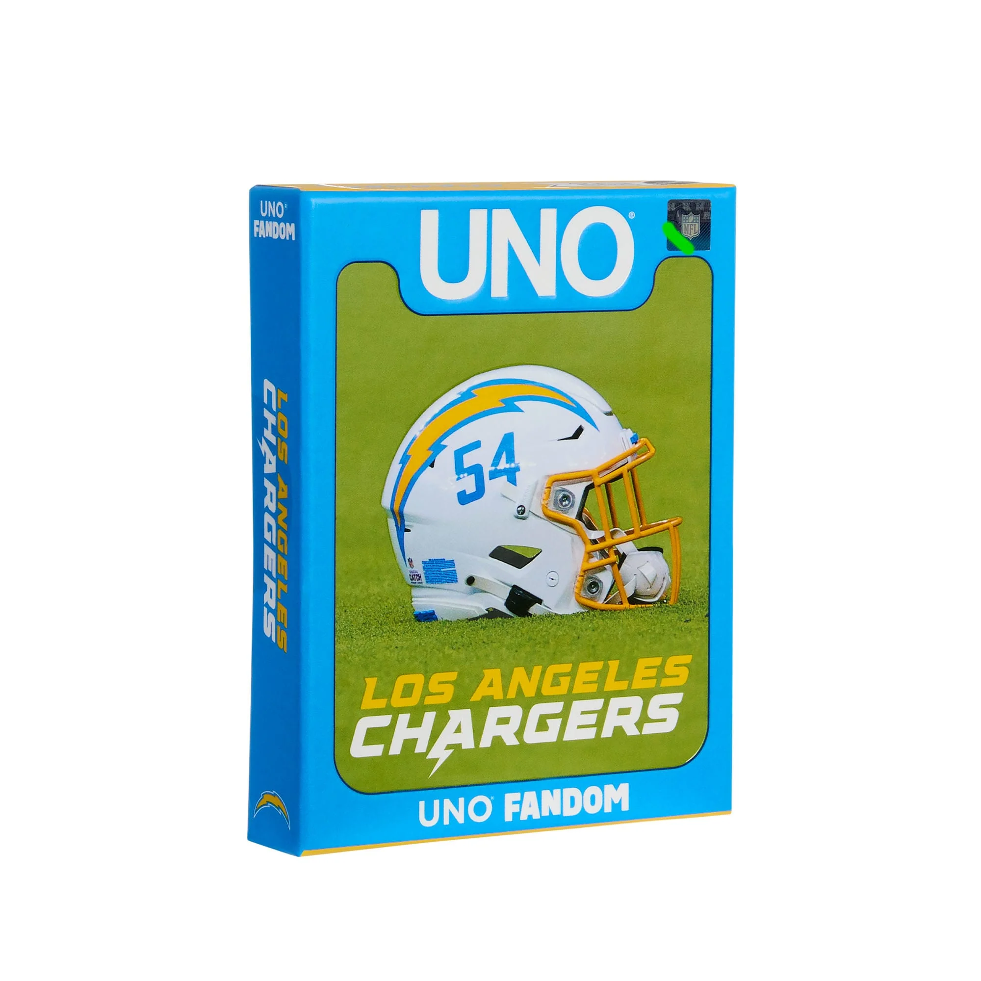 Mattel Creations UNO Fandom NFL Los Angeles Chargers Game Deck