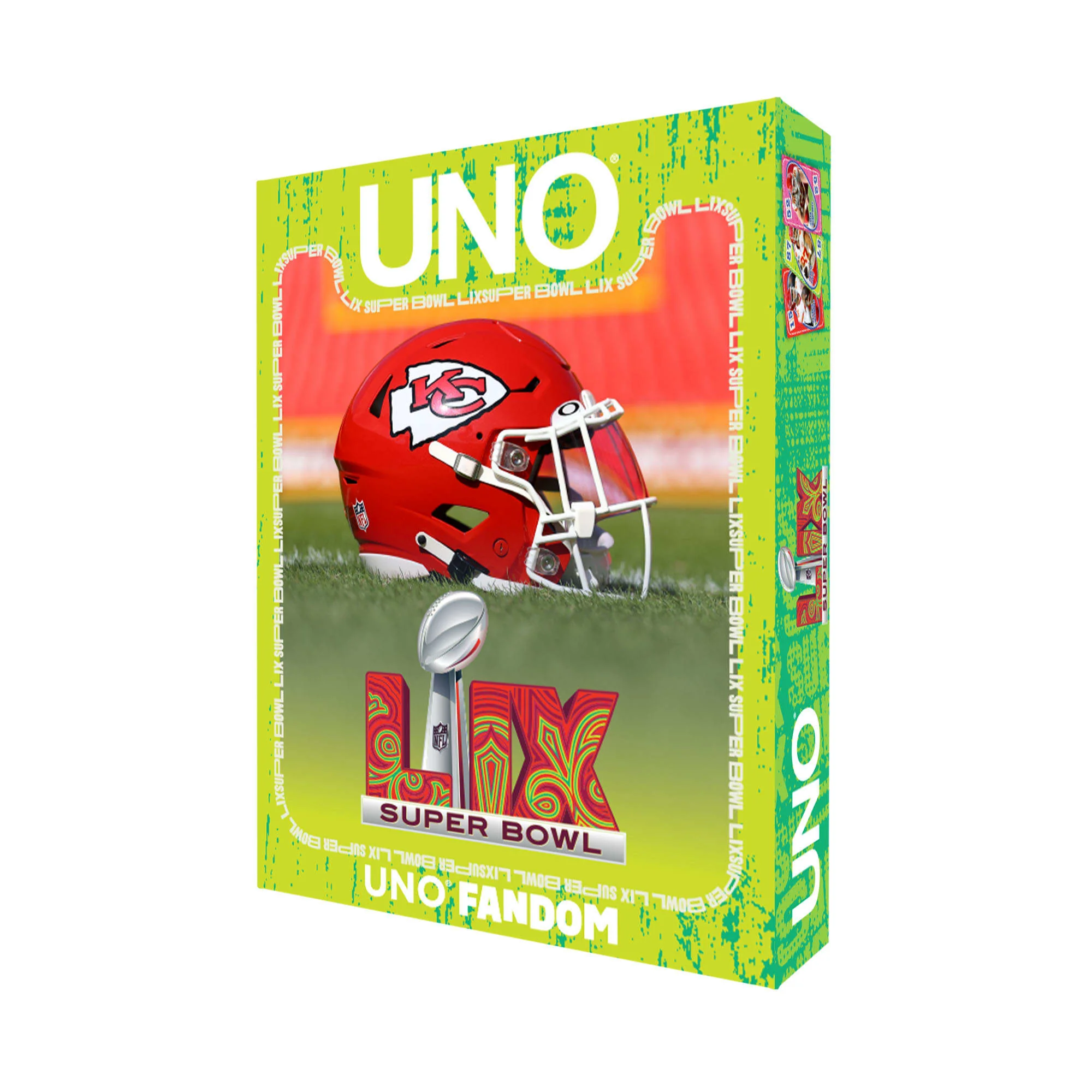 Mattel Creations UNO Fandom x Super Bowl LIX Chiefs Card Game