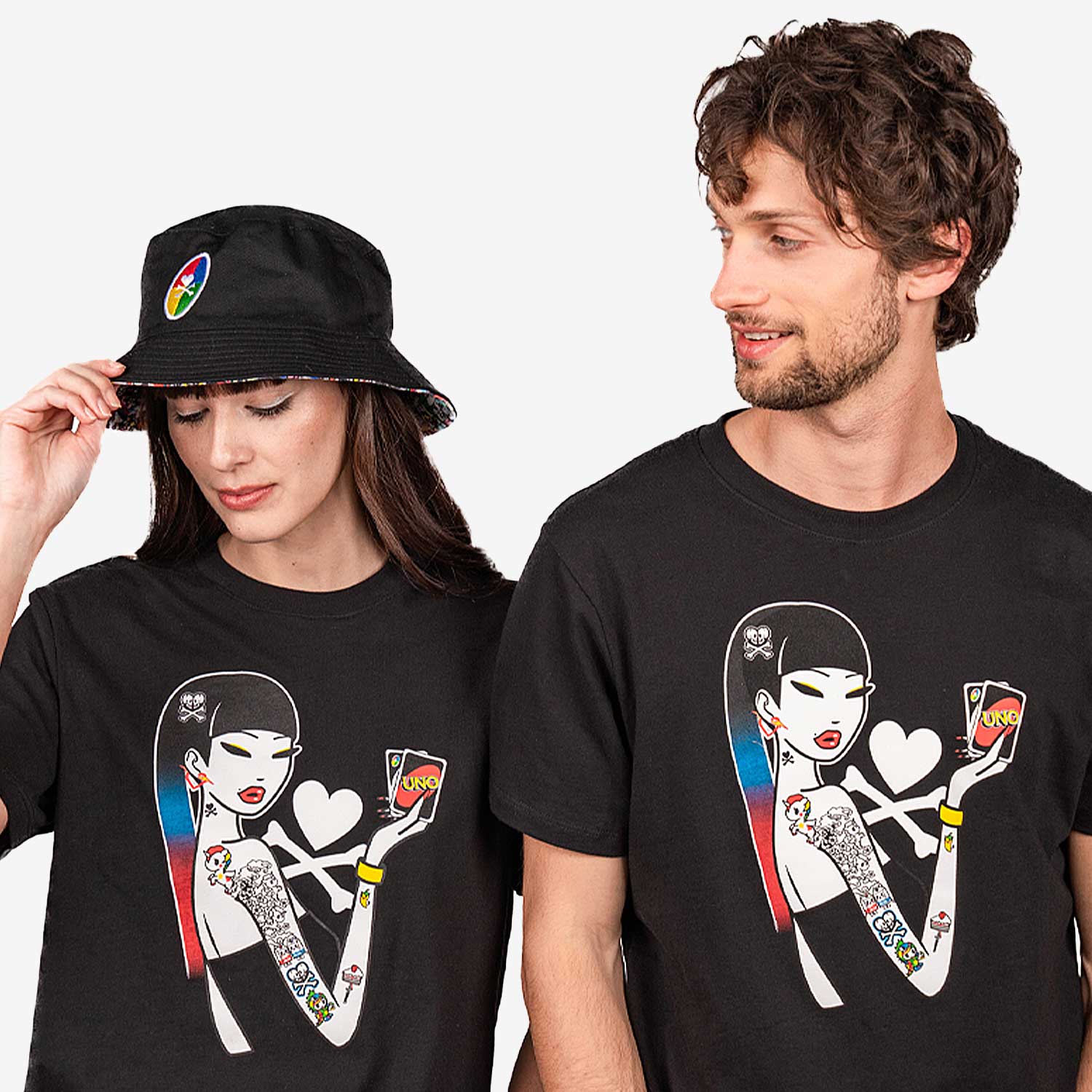 Mattel Creations tokidoki UNO Graphic Print T-Shirt