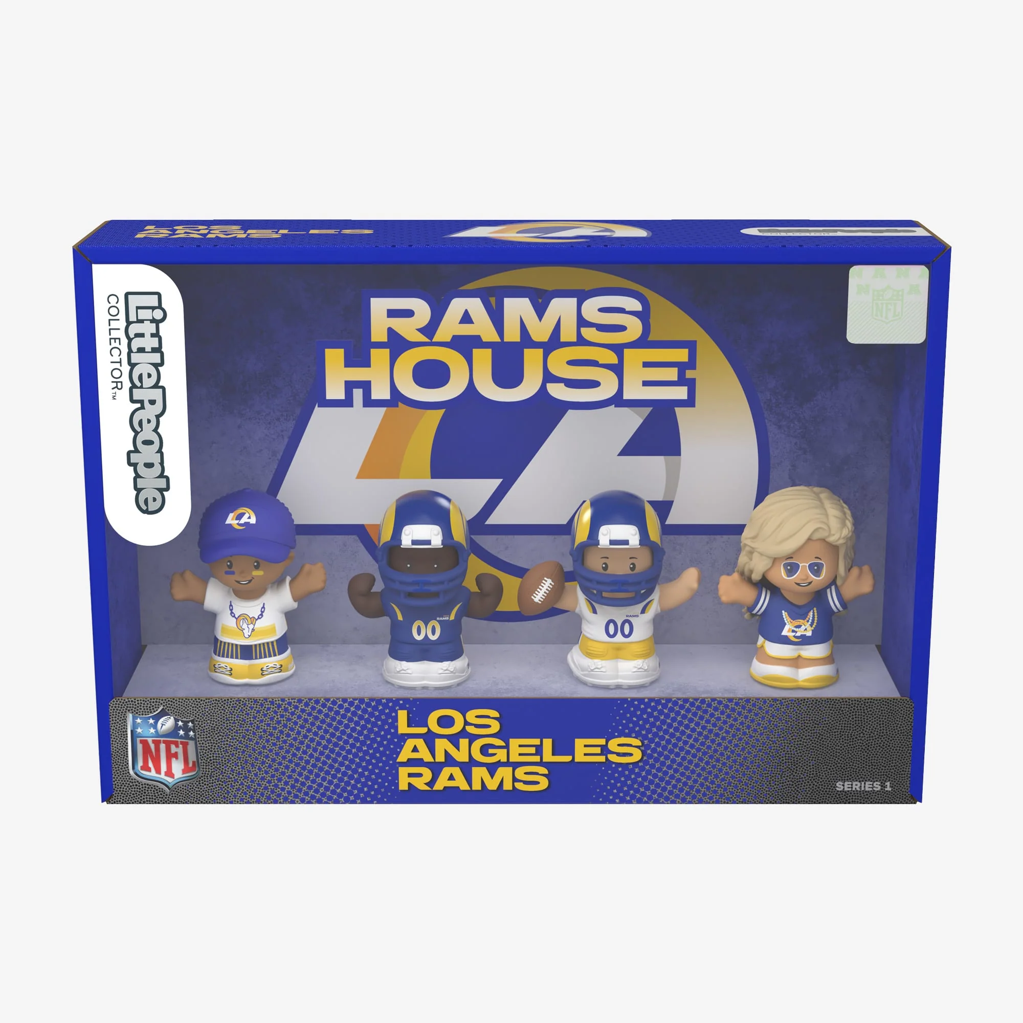 Mattel Creations Little People Collector x NFL Los Angeles Rams Set