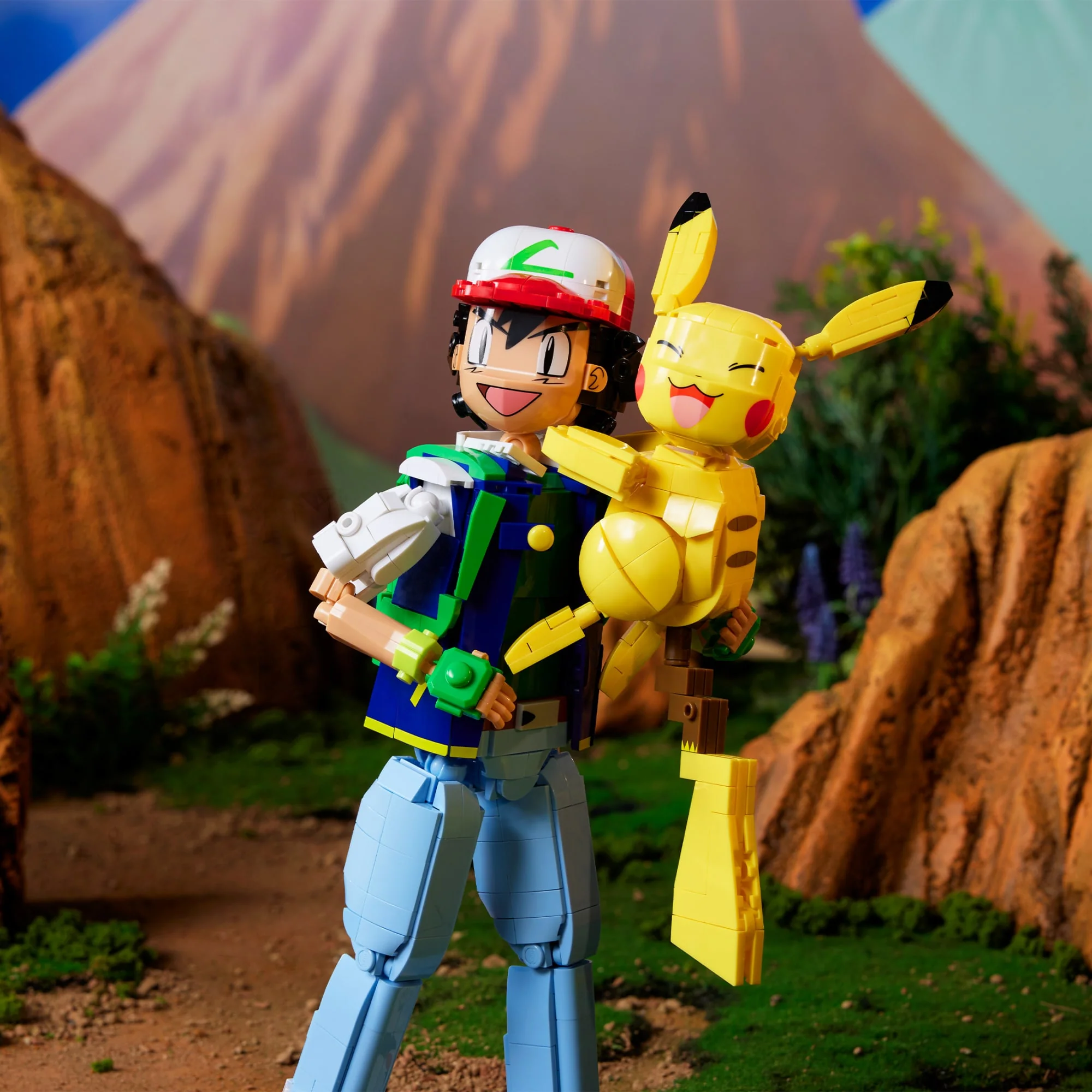 Mattel Creations Ash & Pikachu: Path to Victory by MEGA