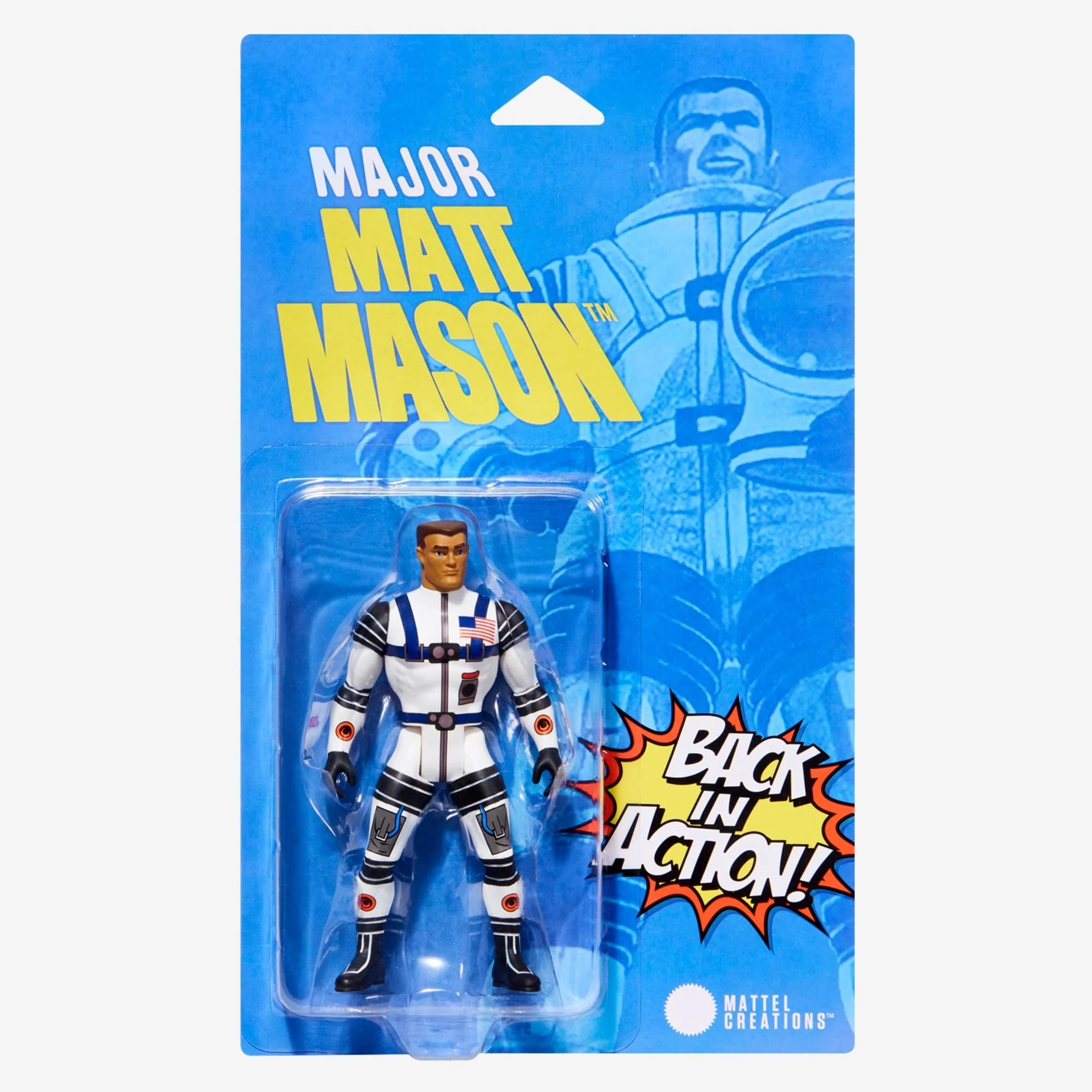 Mattel Creations Back in Action! Major Matt Mason Big Jim & Pulsar Figures