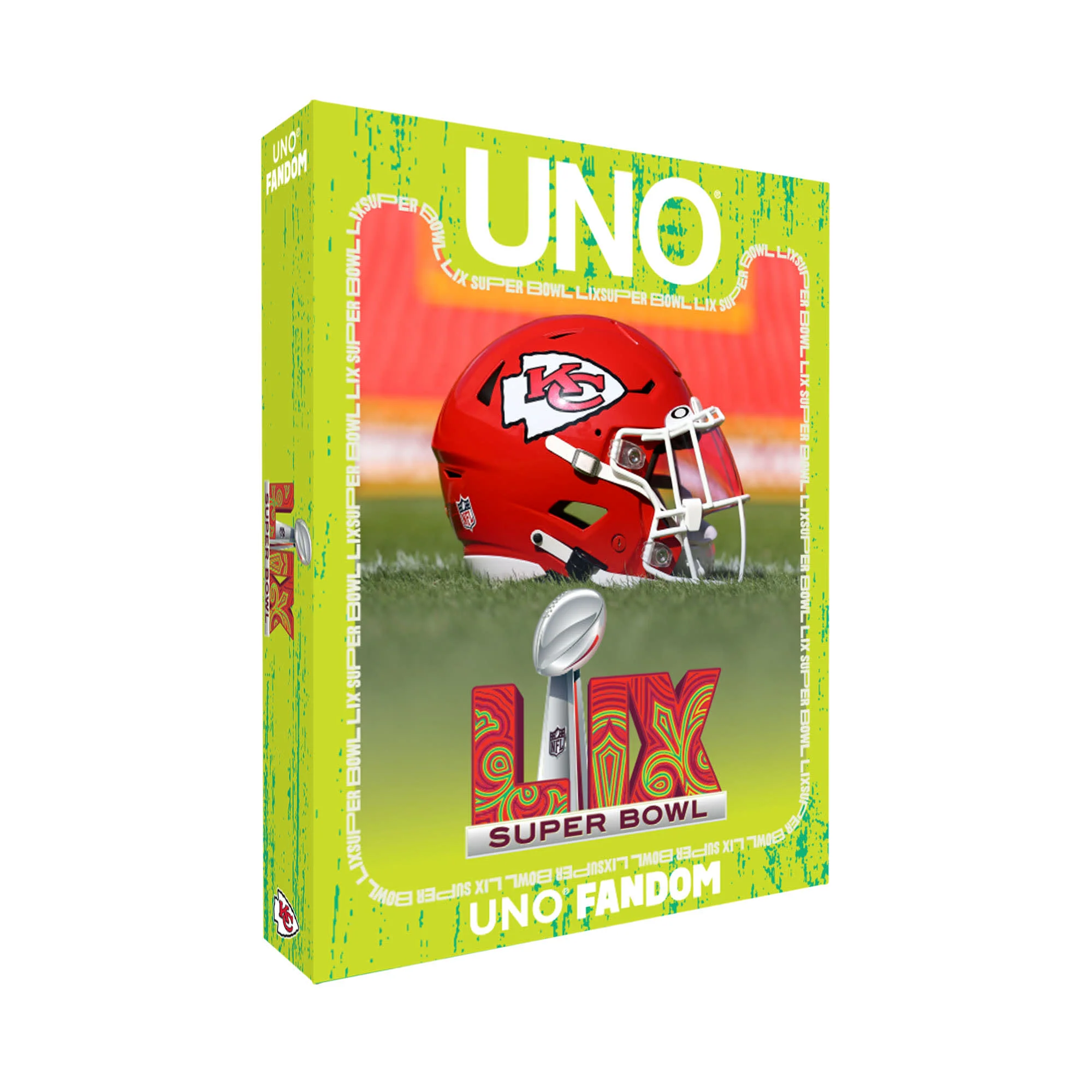 Mattel Creations UNO Fandom x Super Bowl LIX Chiefs Card Game