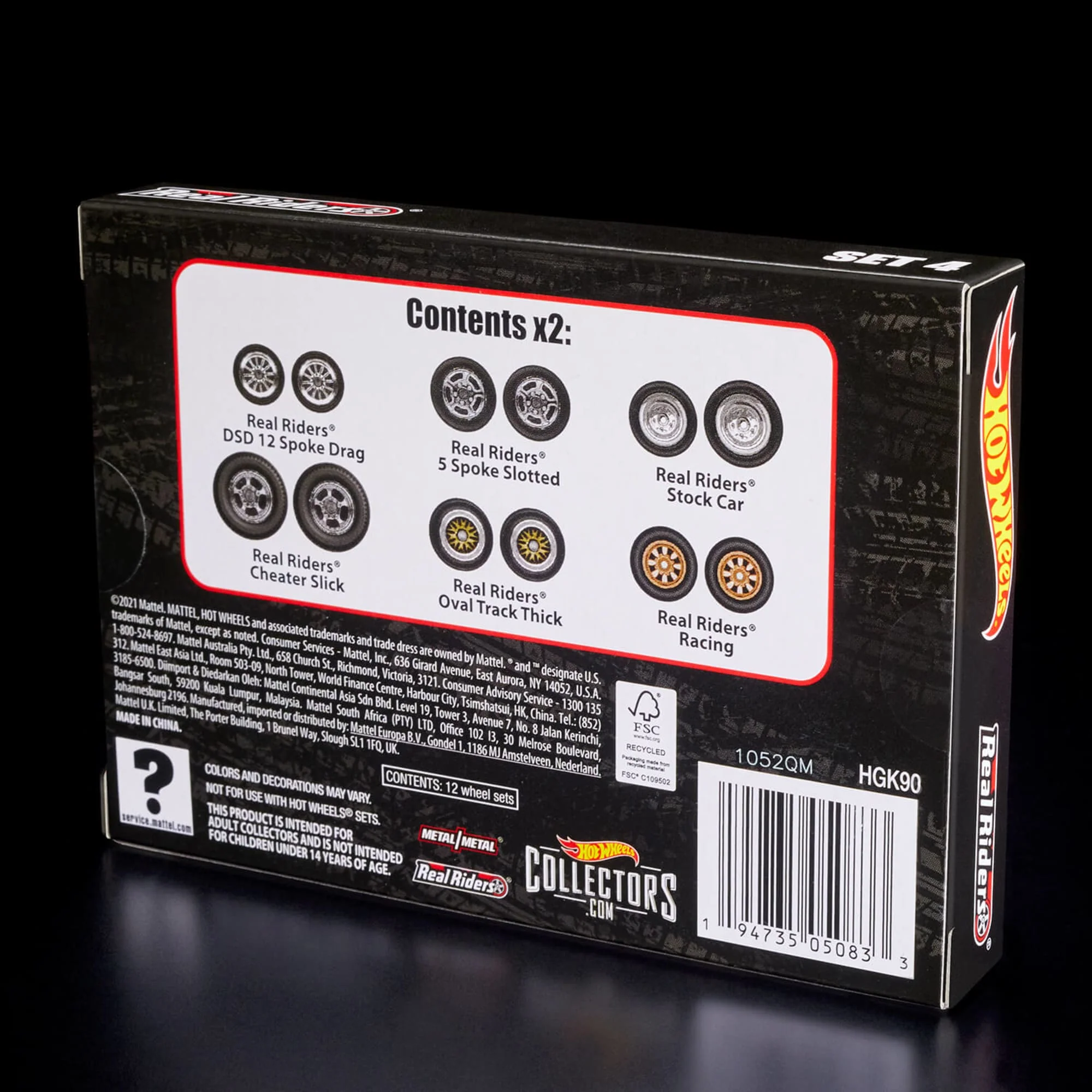 Mattel Creations RLC Exclusive Real Riders Wheels Pack – Set 4