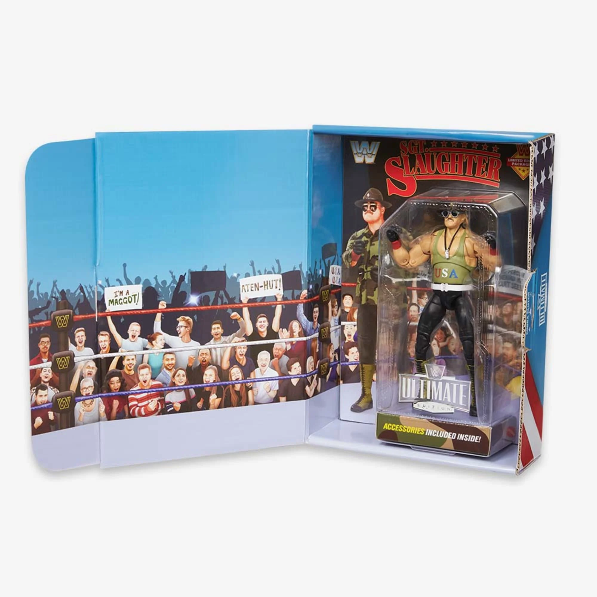 Mattel Creations WWE Ultimate Edition Sgt. Slaughter action figure