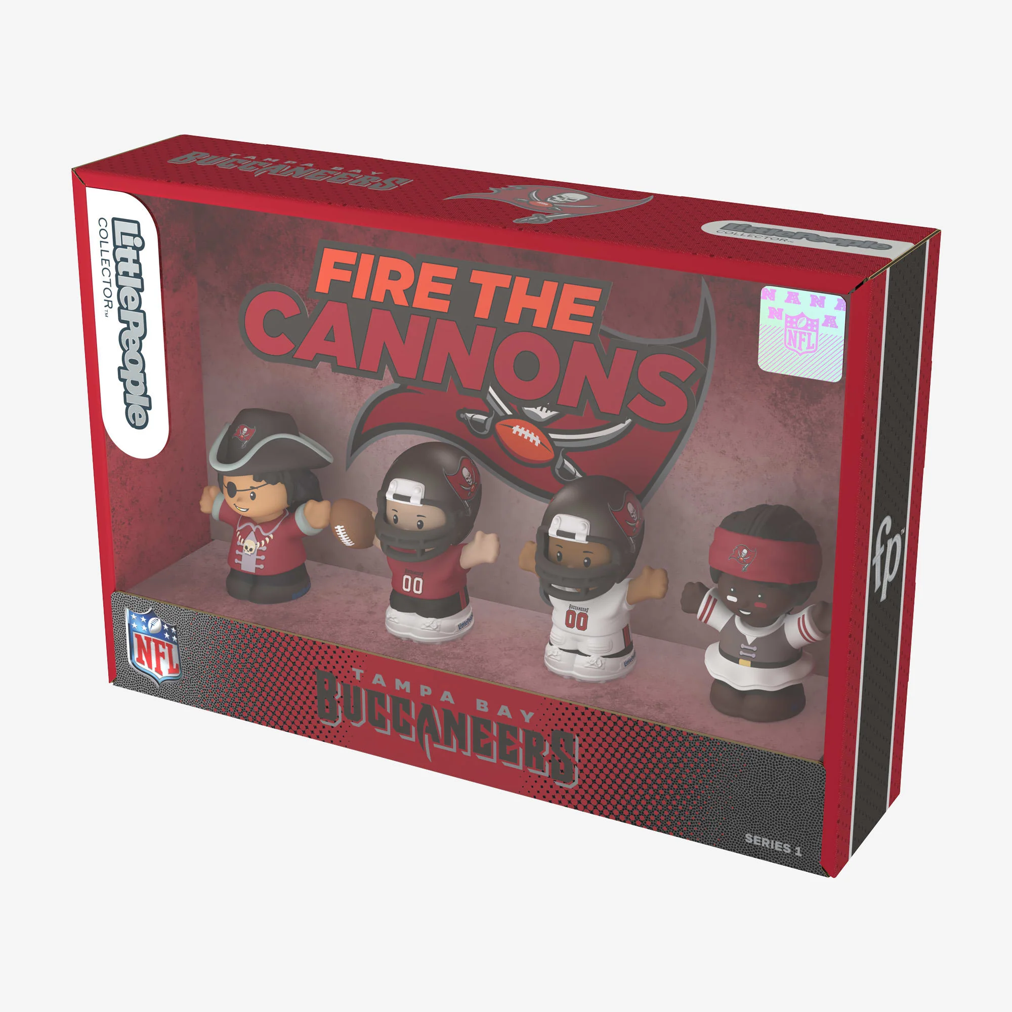 Mattel Creations Little People Collector x NFL Tampa Bay Buccaneers Set