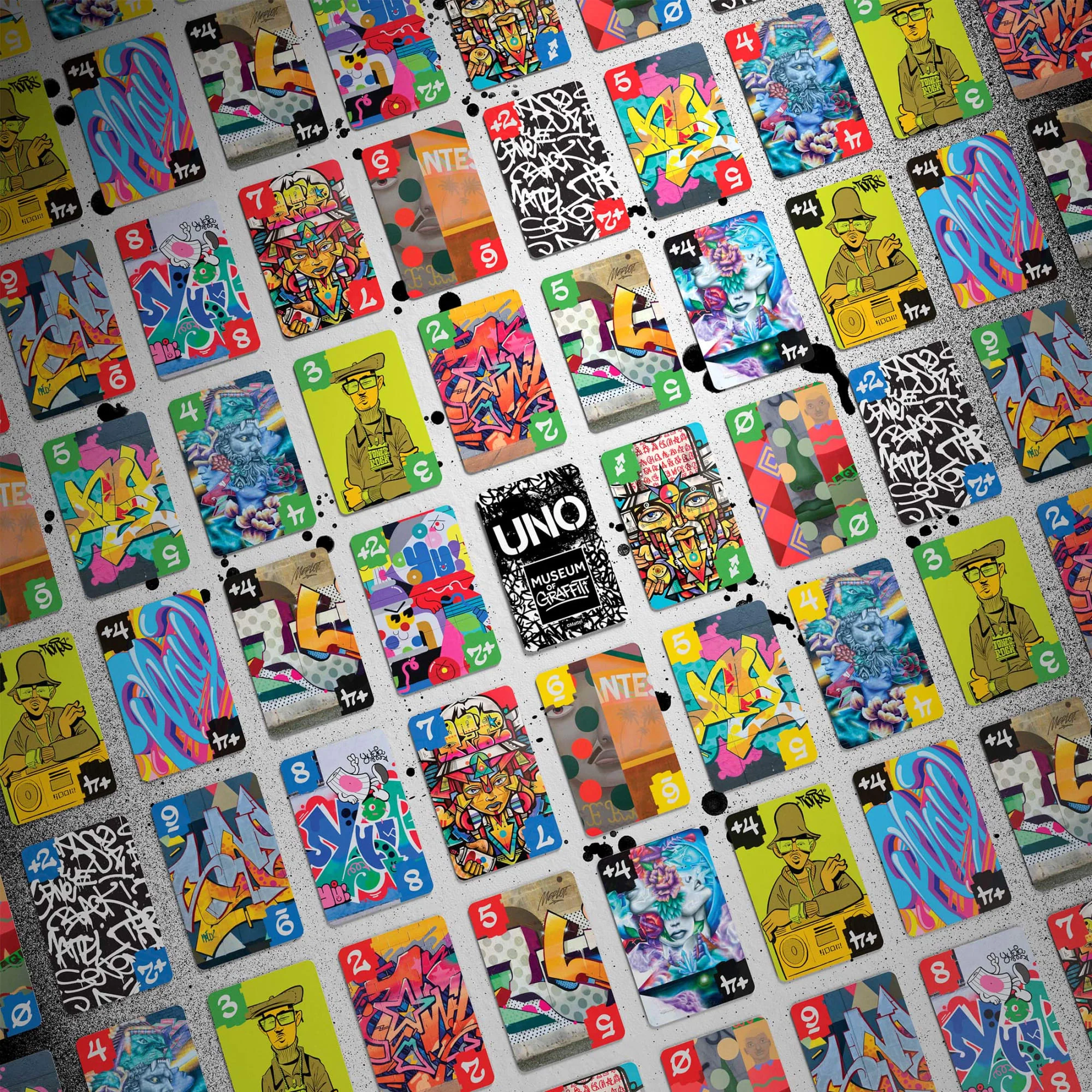 Mattel Creations Museum of Graffiti x UNO Card Deck