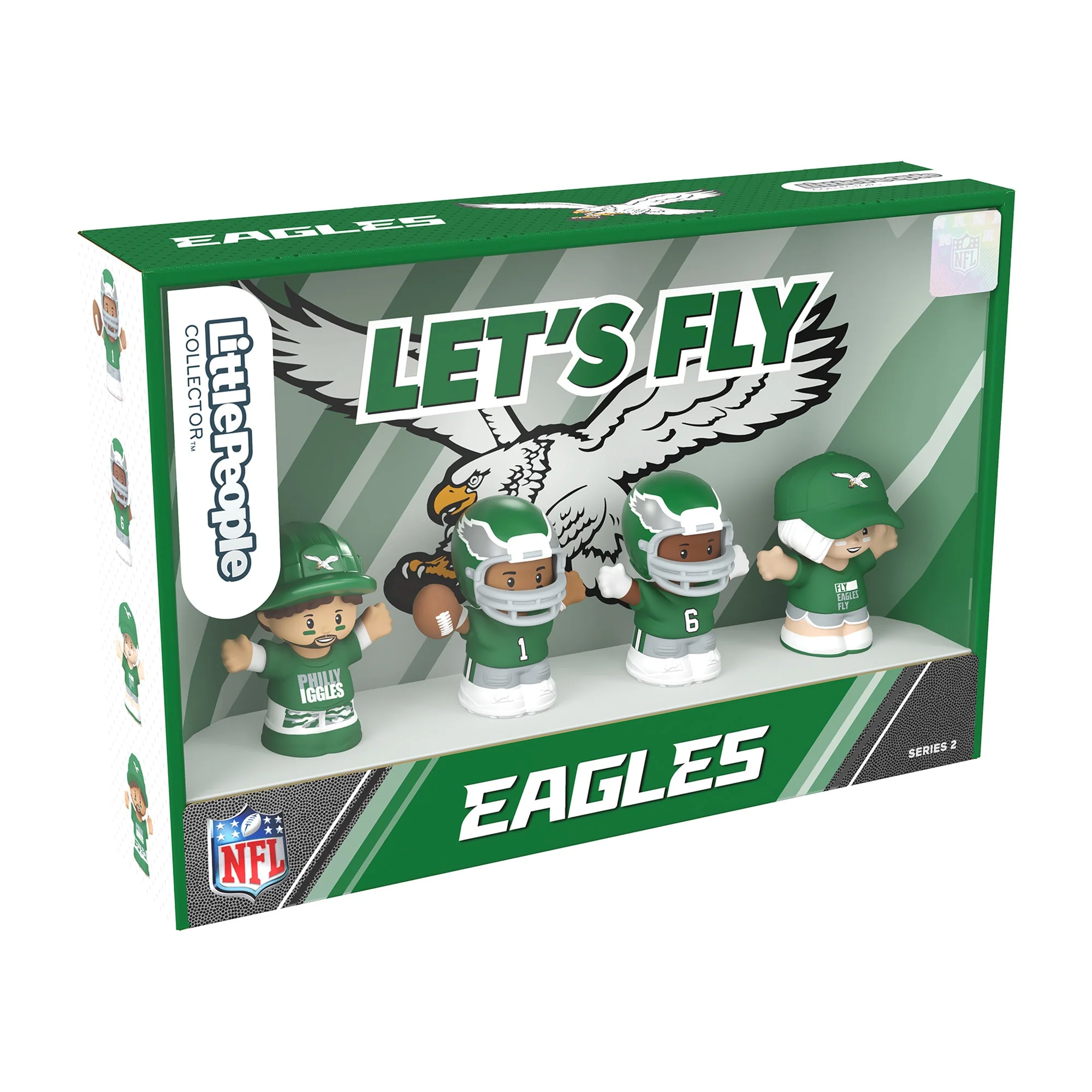 Mattel Creations Little People Collector Philadelphia Eagles Alternate Jersey Figure Set