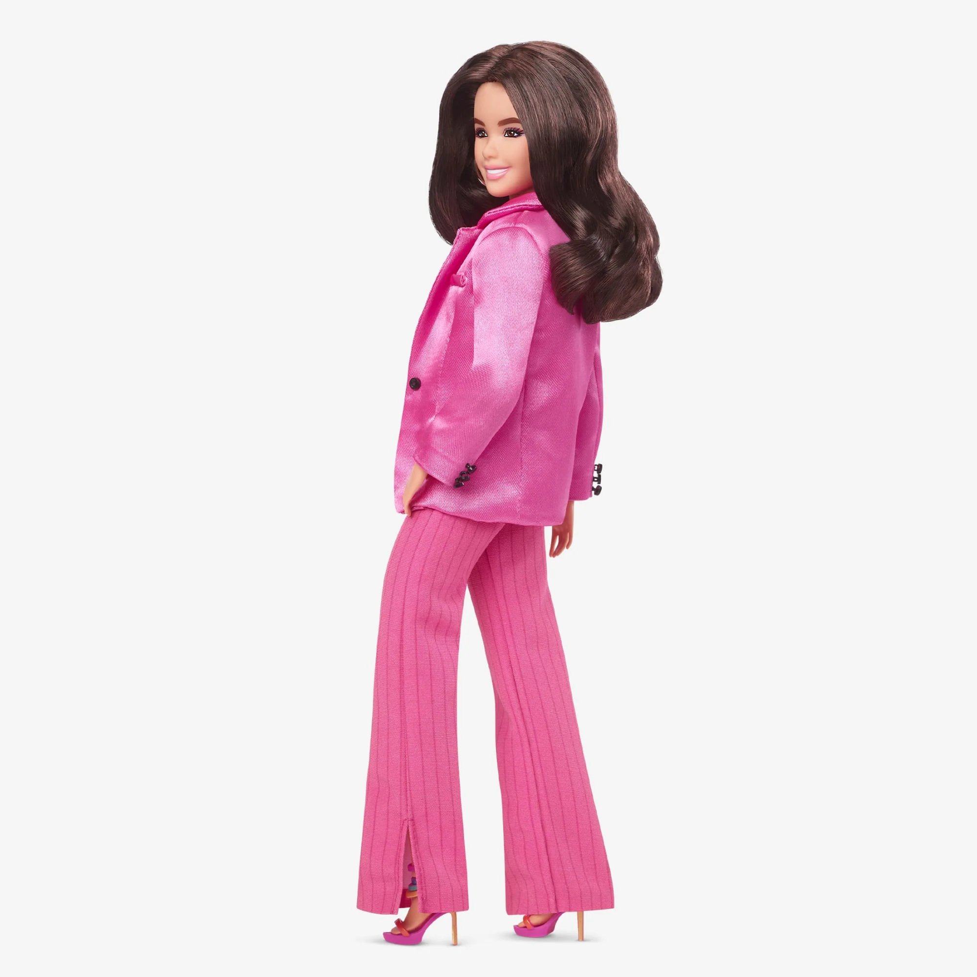 Mattel Creations Gloria Doll Wearing Pink Power Pantsuit – Barbie The Movie