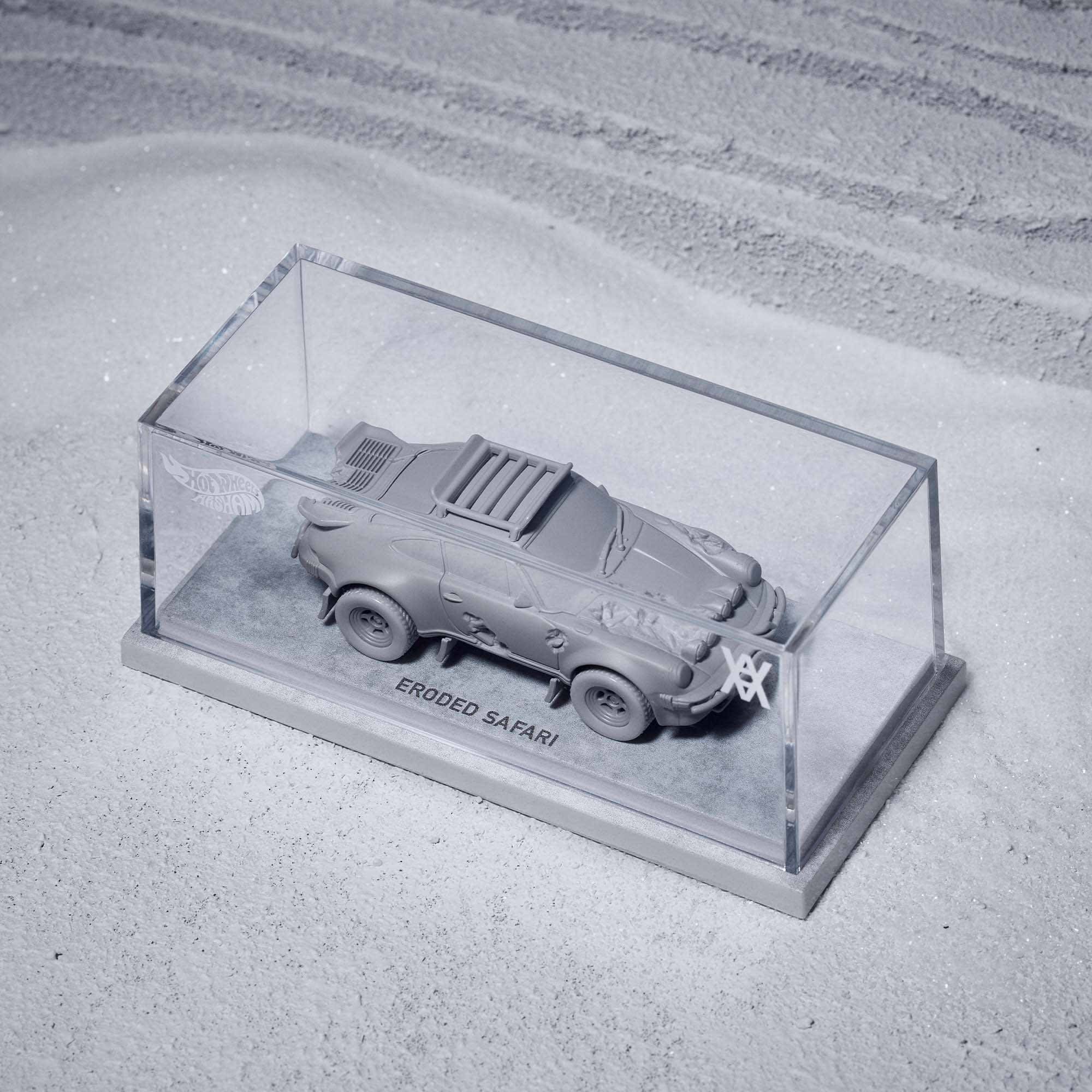 Mattel Creations Hot Wheels x Daniel Arsham Complete Car and Rally Case Set