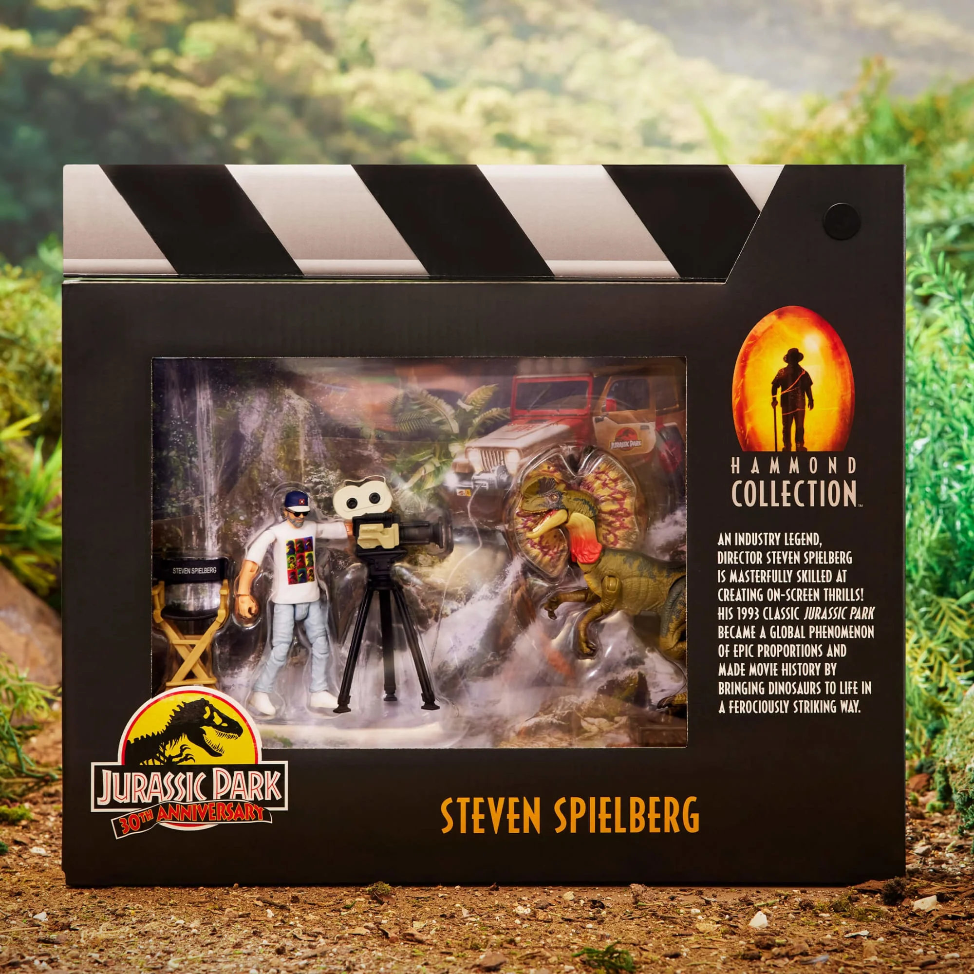 Mattel Creations Jurassic Park 30th Anniversary Steven Spielberg Figure