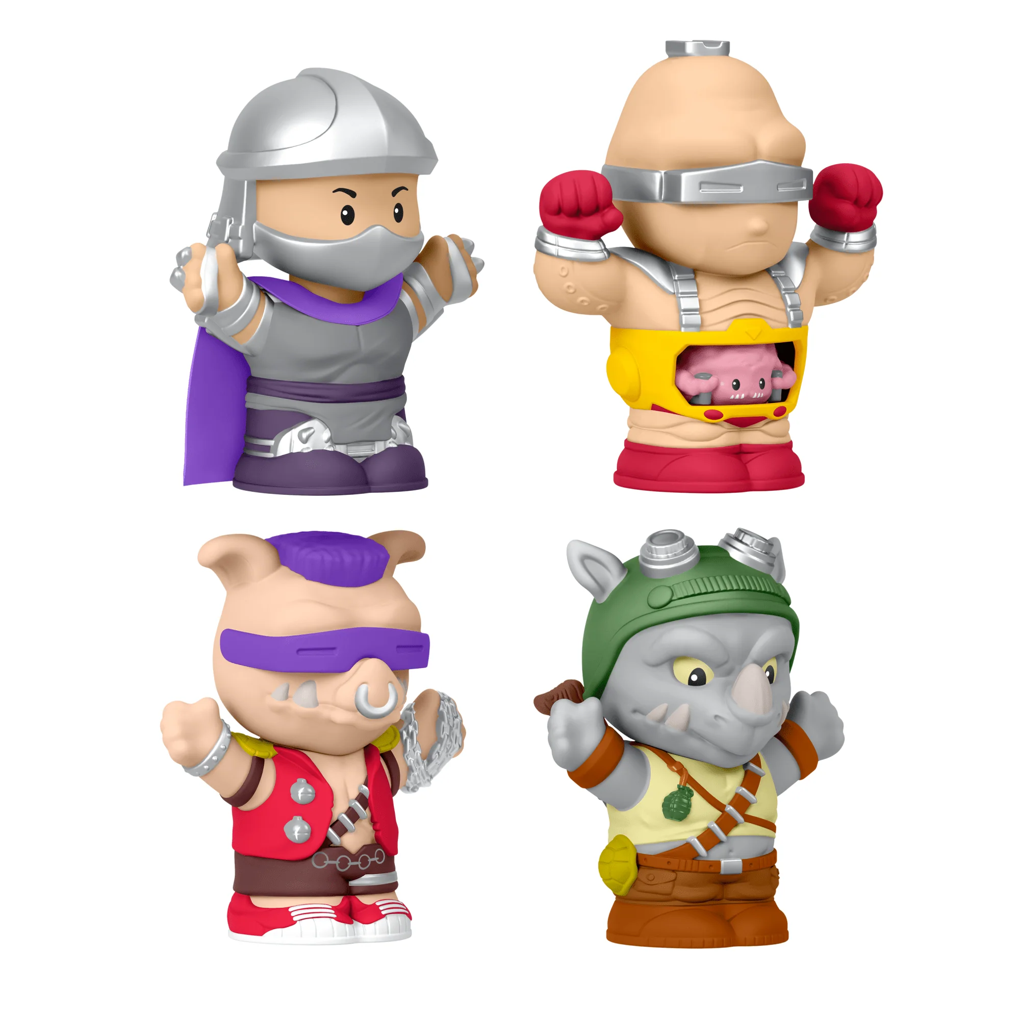 Mattel Creations Little People Collector Teenage Mutant Ninja Turtles: Villains Special Edition Set