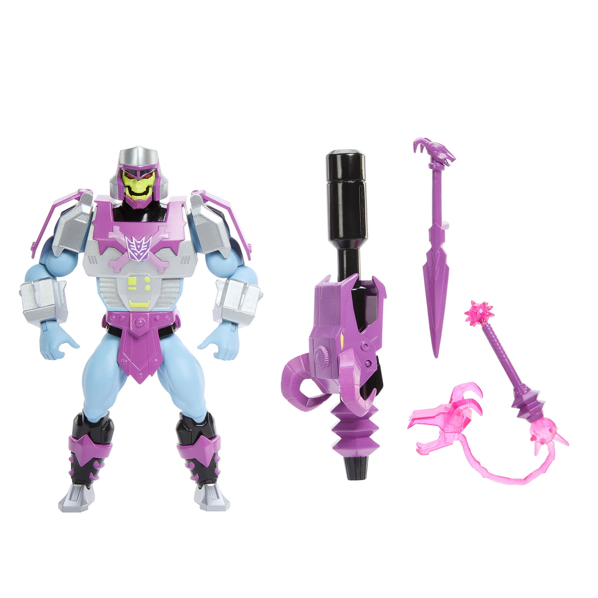 Mattel Creations Masters of the Universe x Transformers Megatron Armor Skeletor Action Figure