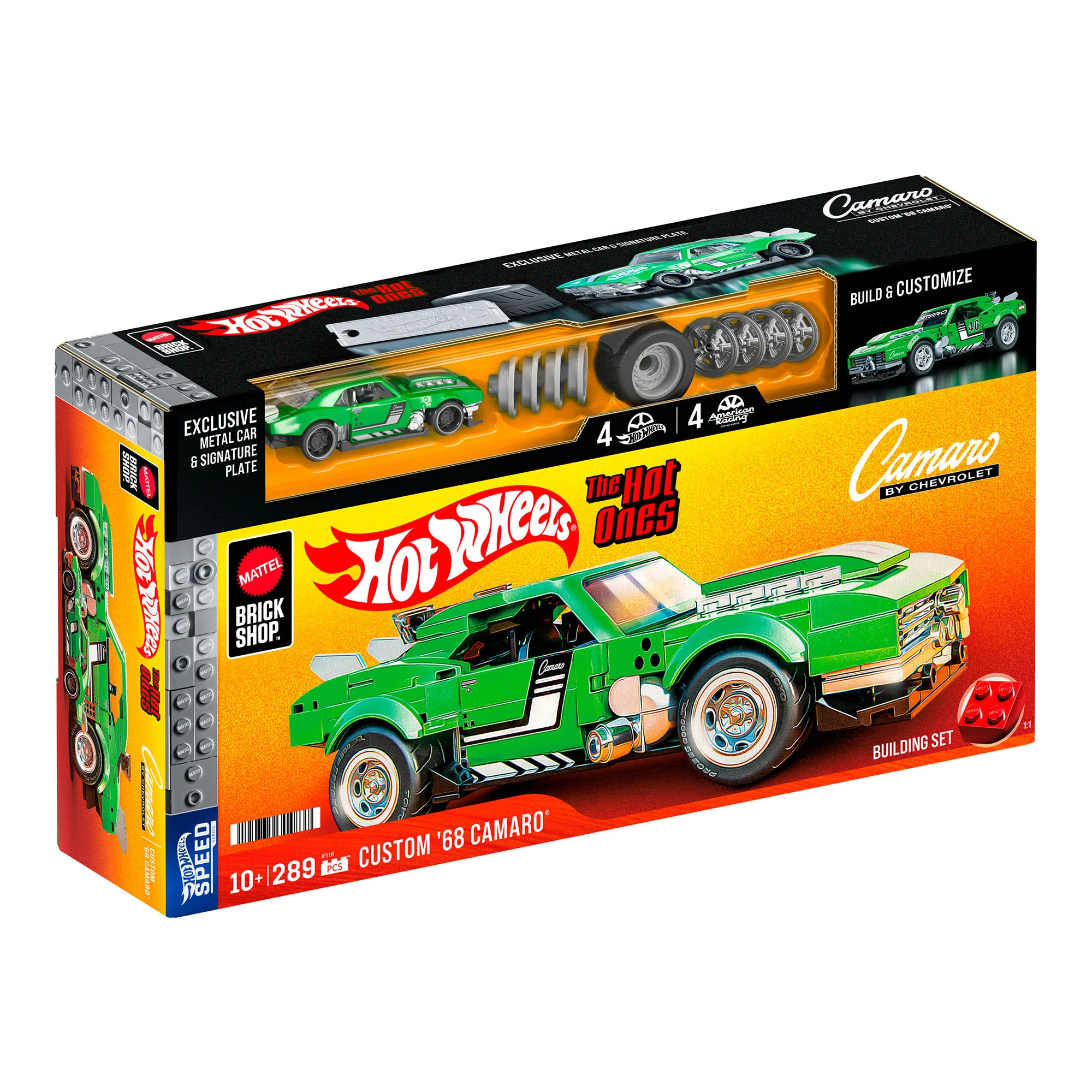 Mattel Creations Mattel Brick Shop Hot Wheels Custom '68 Camaro Building Set