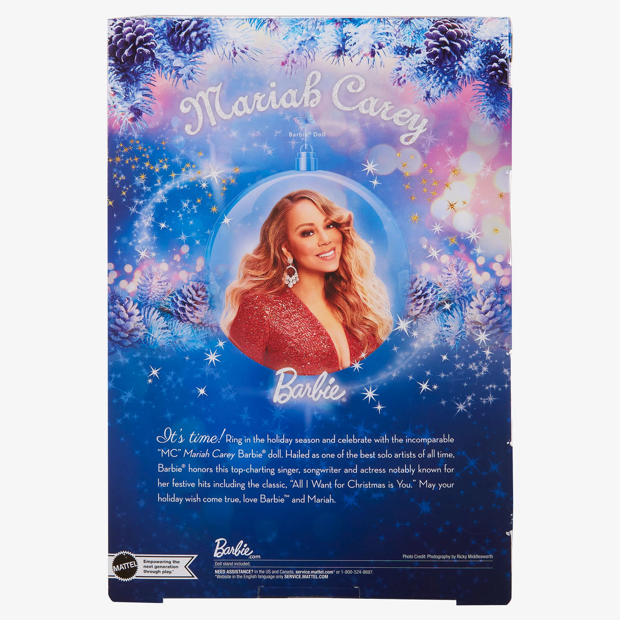 Mattel Creations Barbie x Mariah Carey Holiday Celebration Doll