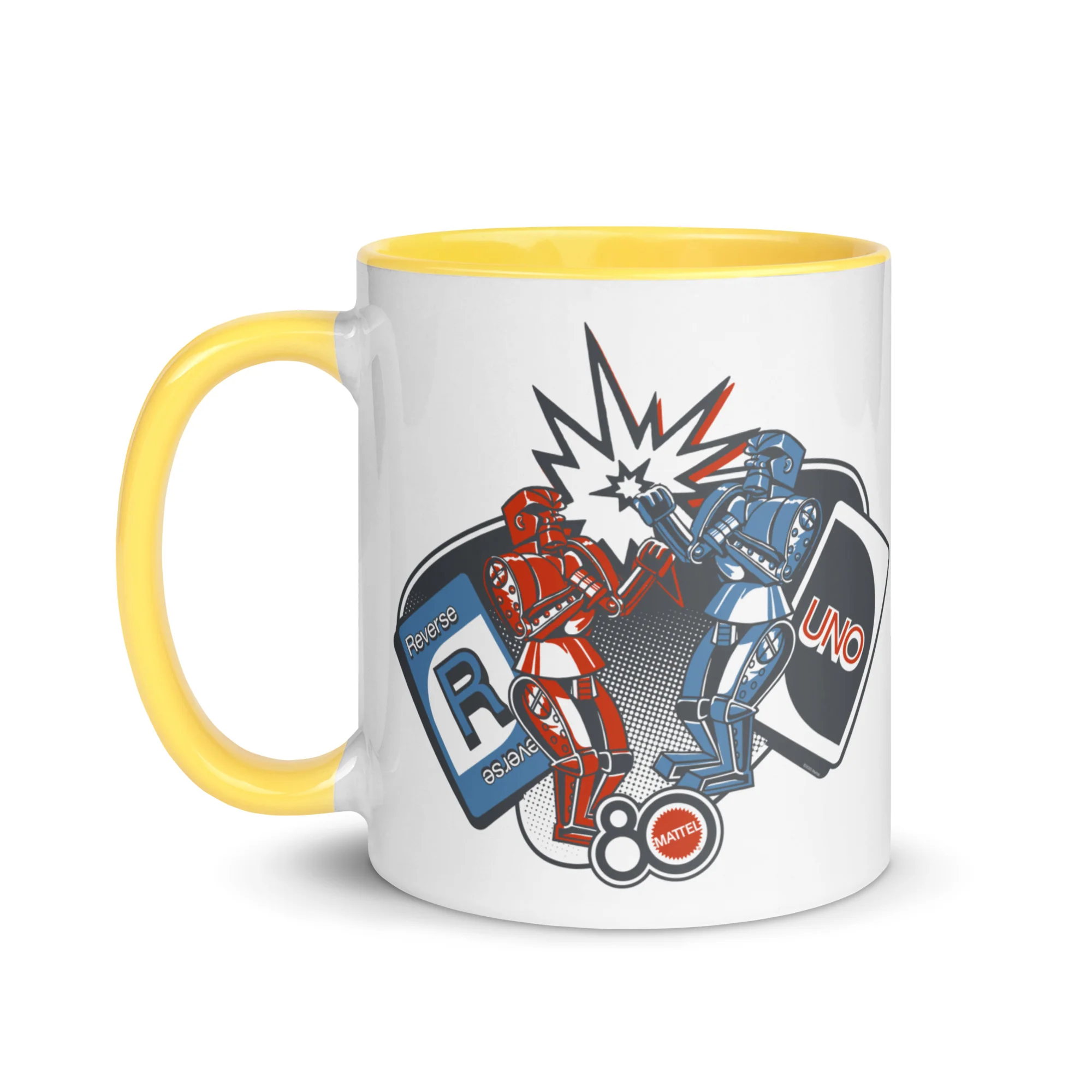 Mattel Creations Mattel 80th Retro Look White Mug