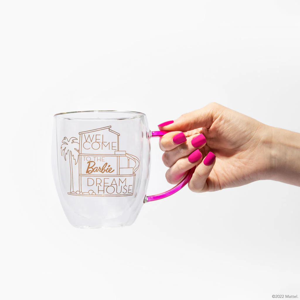 Mattel Creations Barbie™ X Dragon Glassware® Dreamhouse™ Coffee Mugs
