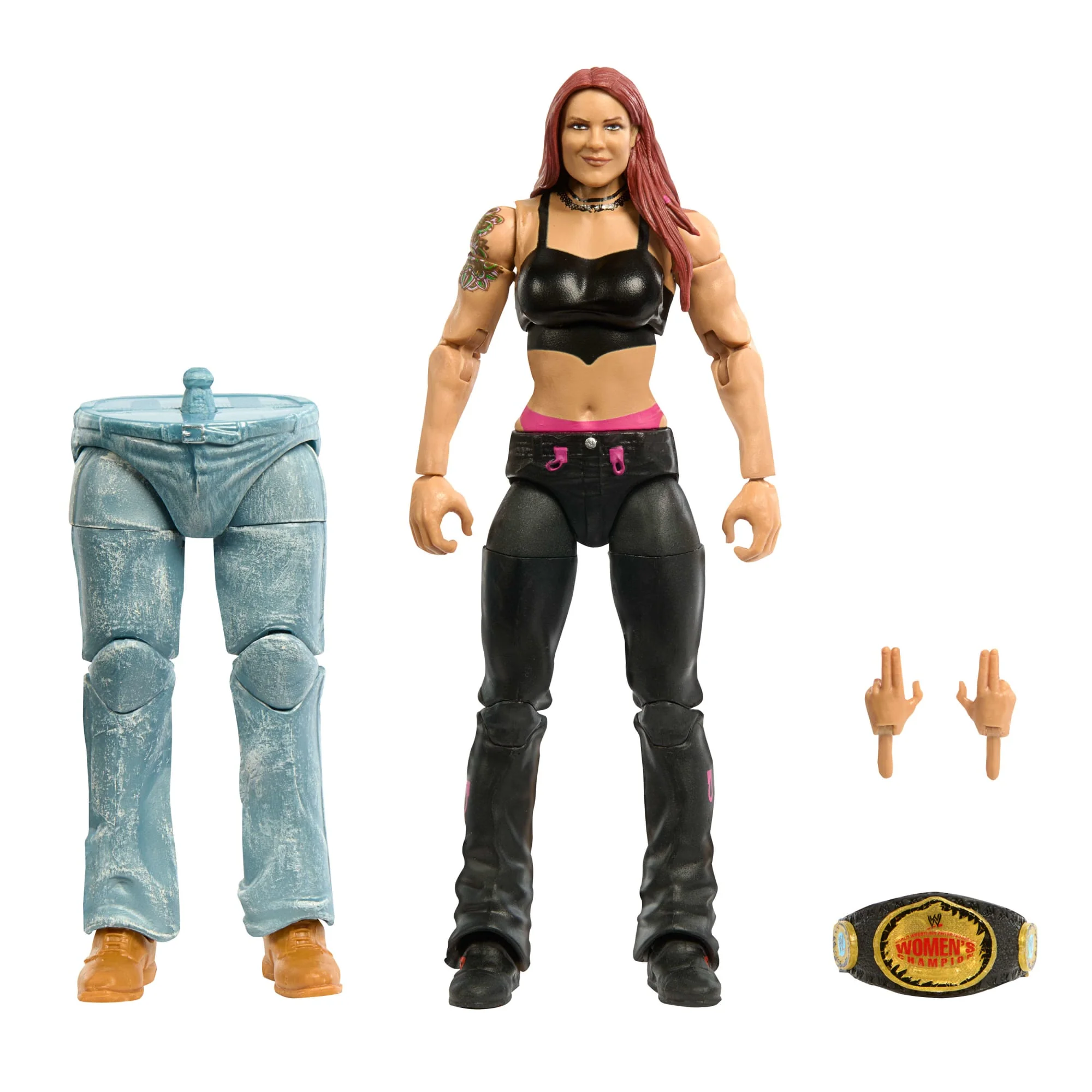 Mattel Creations WWE Monday Night War Elite Collection Lita Action Figure & Dusty Rhodes Build-A-Figure Parts