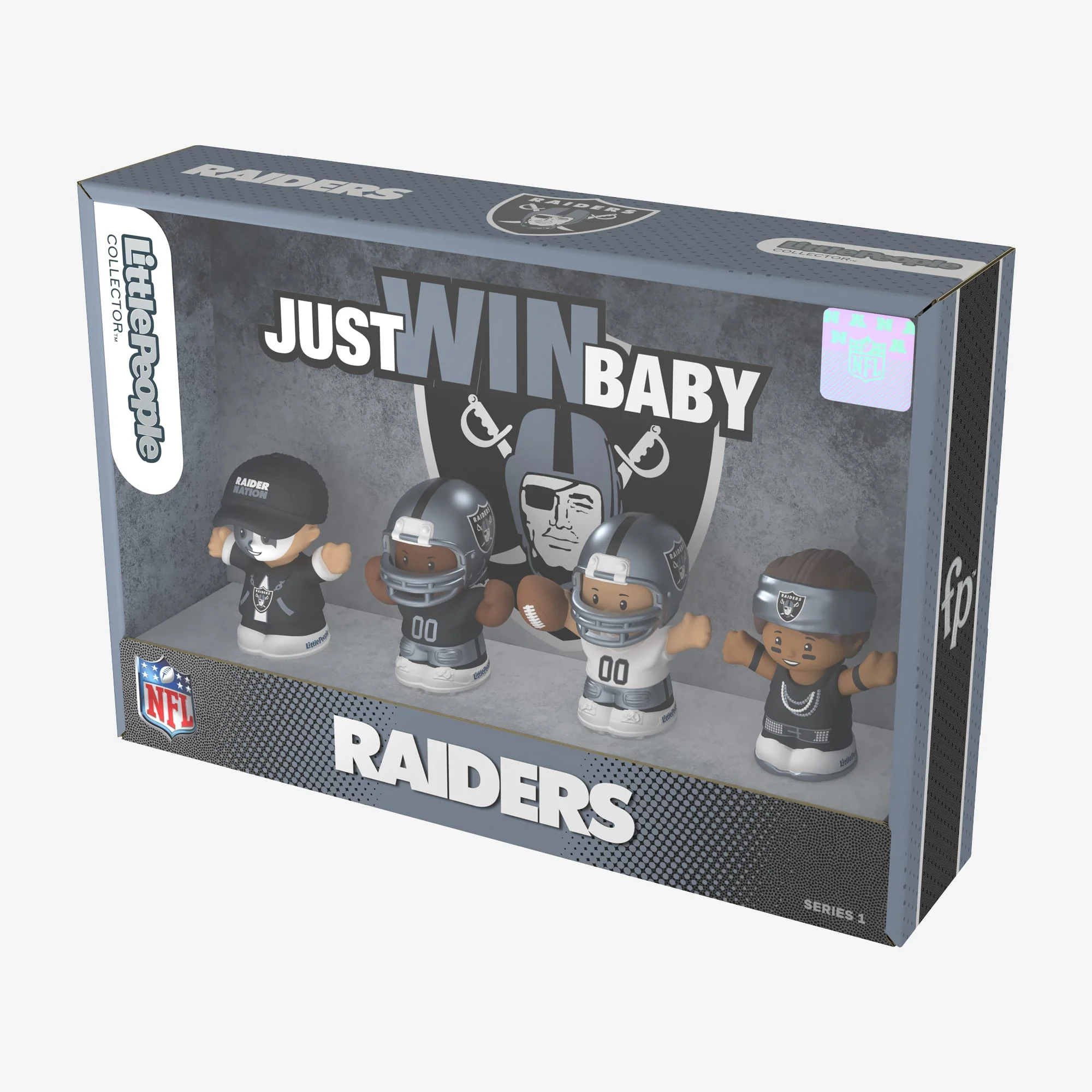 Mattel Creations Little People Collector x NFL Las Vegas Raiders Set