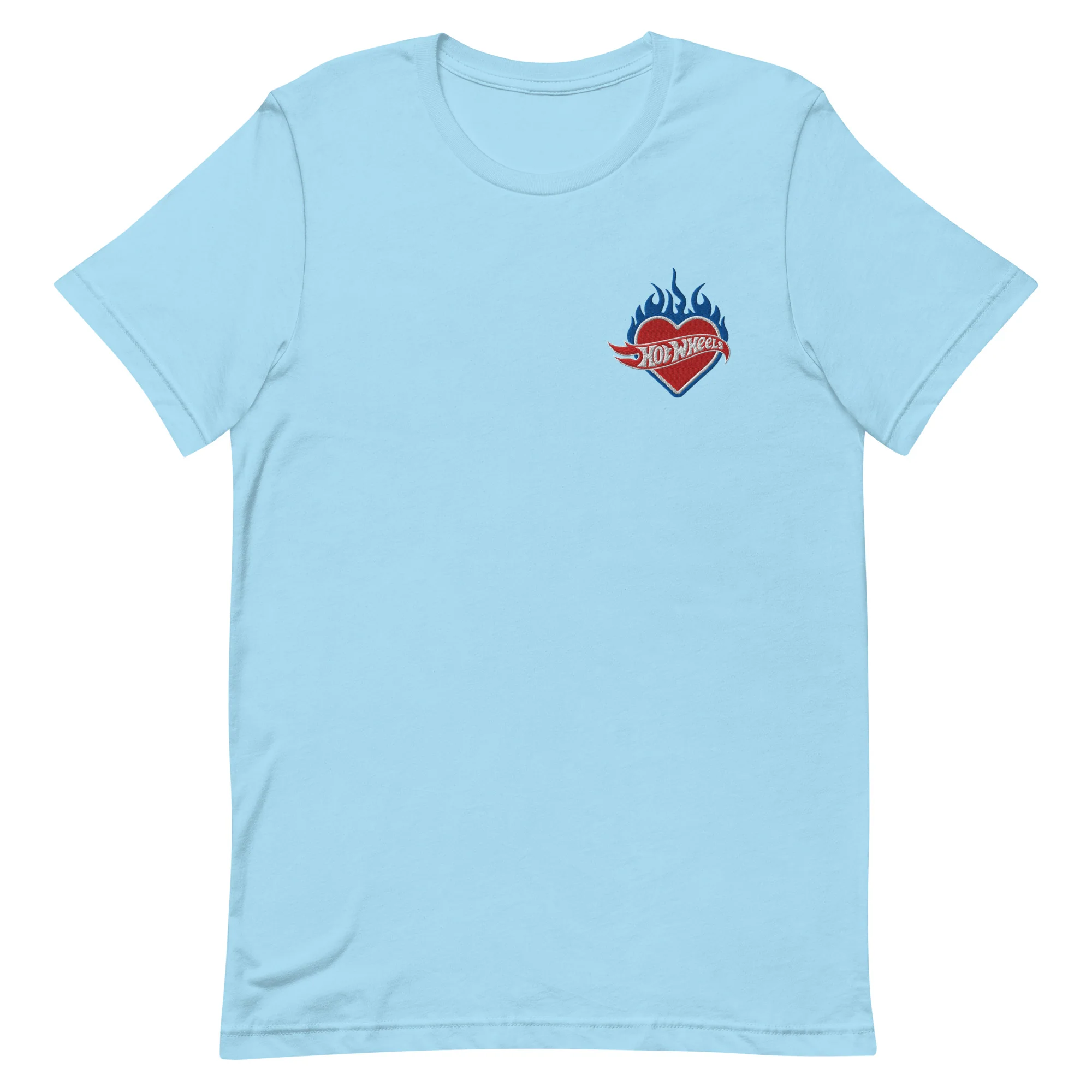 Mattel Creations Hot Wheels Embroidered Heart T-Shirt
