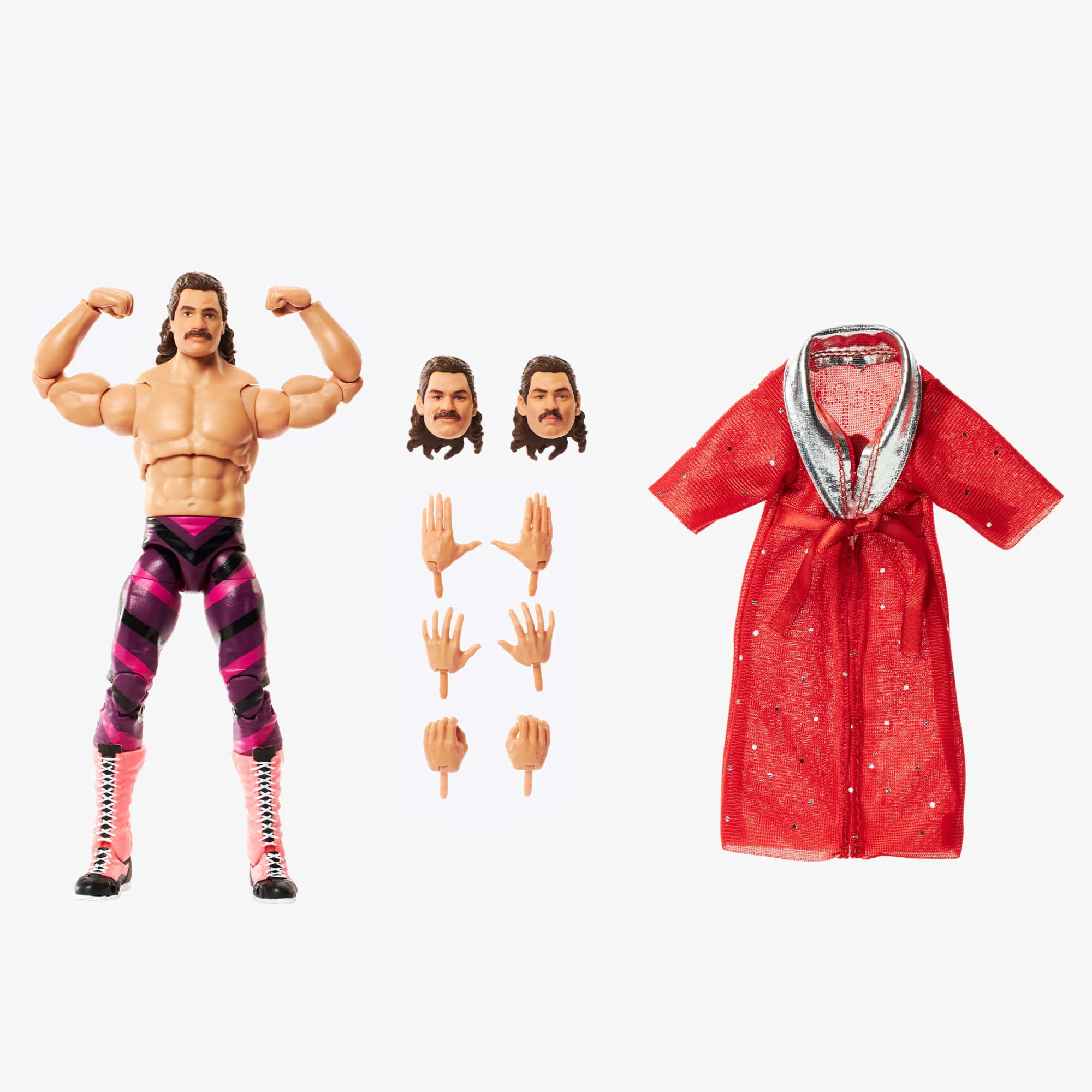 Mattel Creations WWE Action Figure Ultimate Edition Coliseum Collection Jake “The Snake” Roberts & “Ravishing” Rick Rude 2-Pack