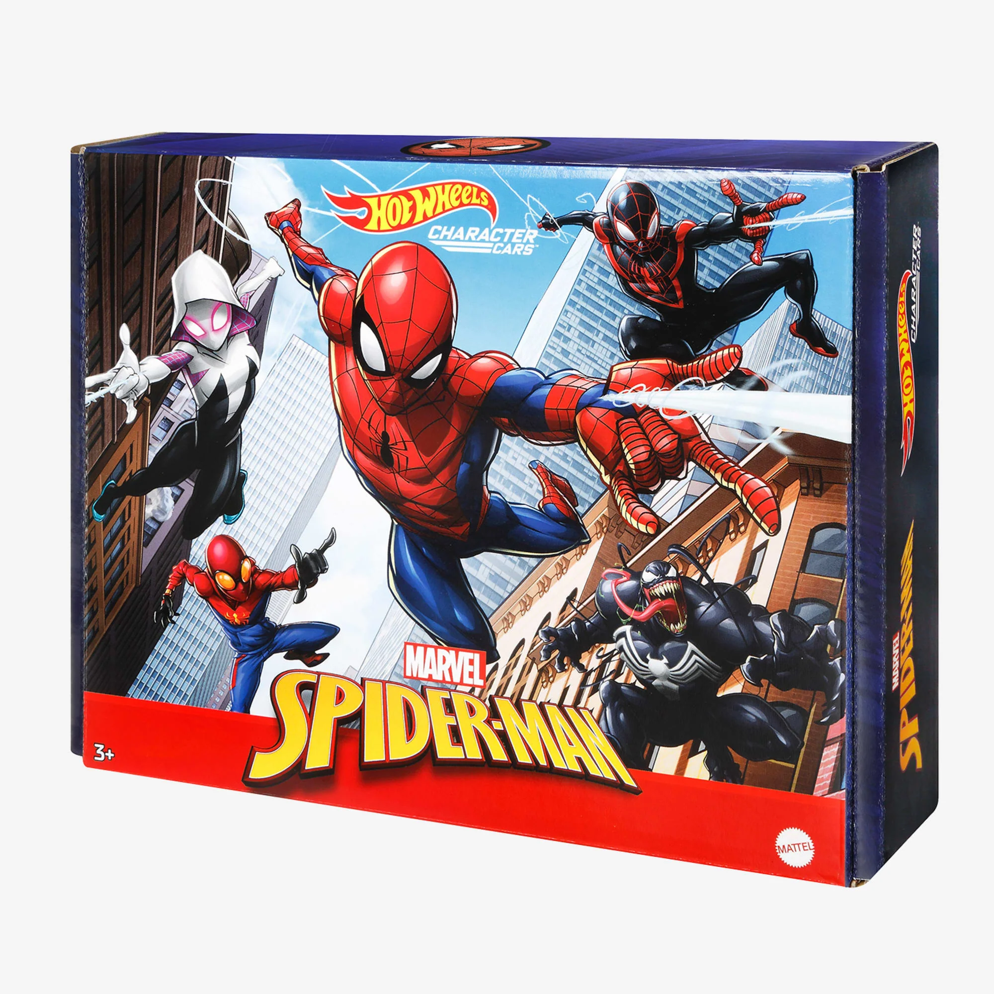 Mattel Creations Hot Wheels Character Cars Spider-Man 5-Pack