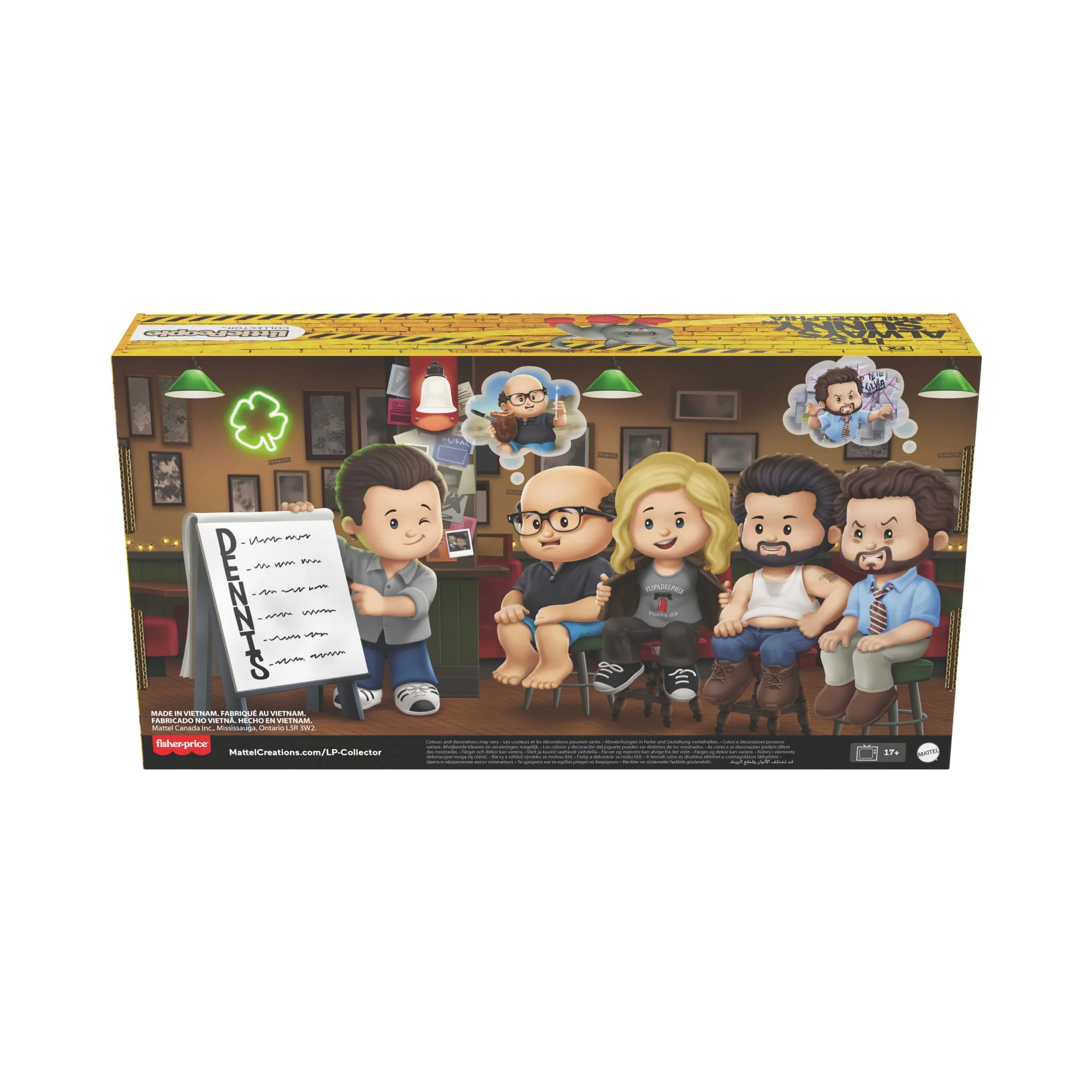 Mattel Creations Little People Collector It's Always Sunny in Philadelphia Special Edition Figure Set