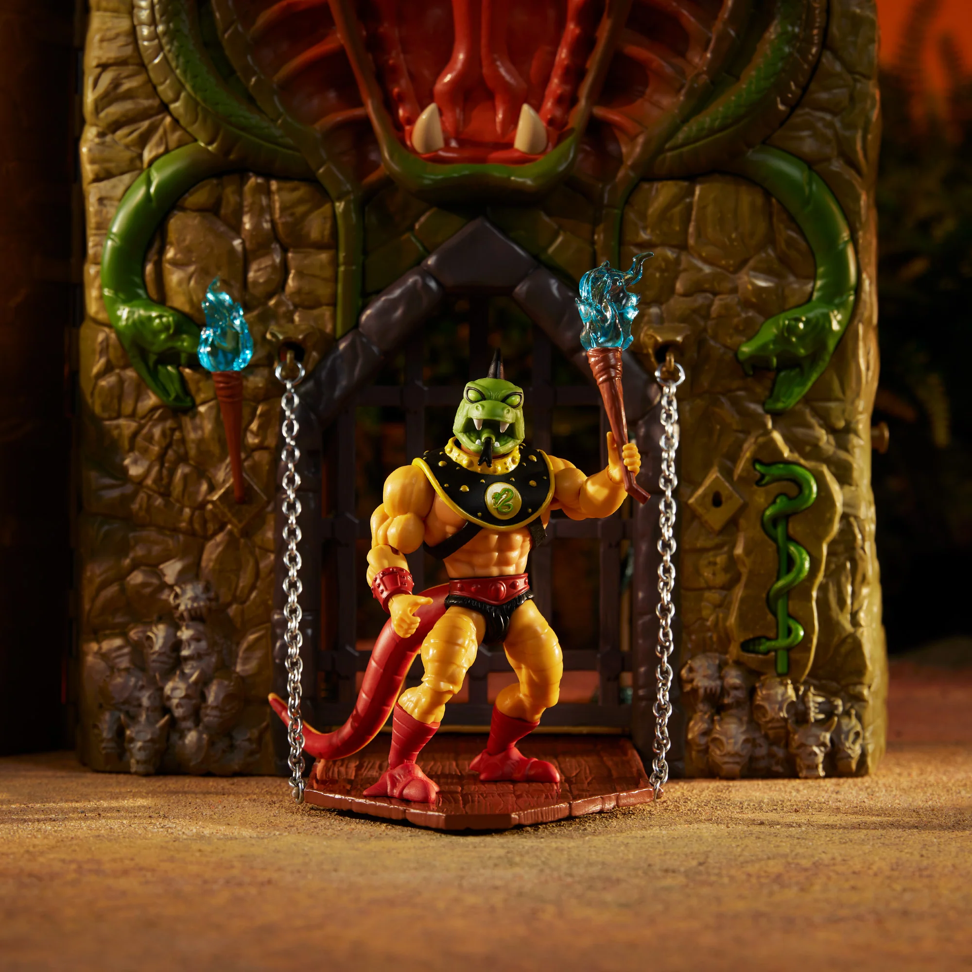 Mattel Creations Masters of the Universe Origins Snake Lair Playset Crowdfund
